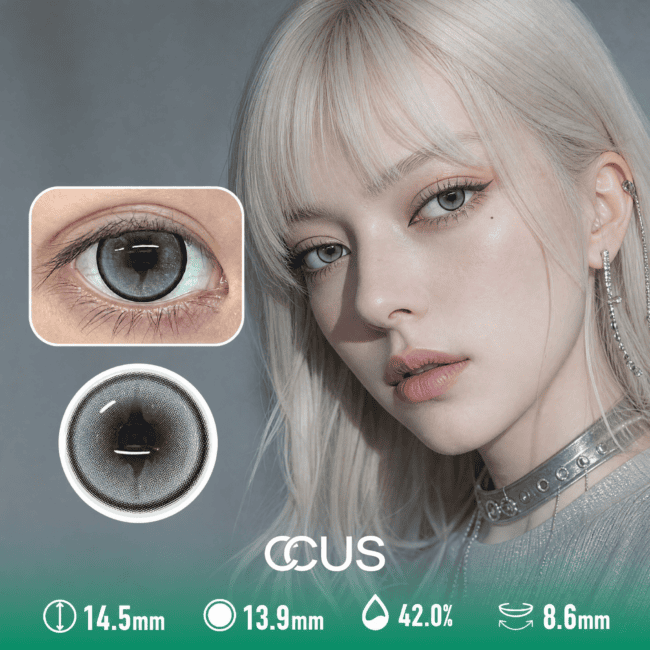 Melancholy Florence Smoke Grey Contact Lenses