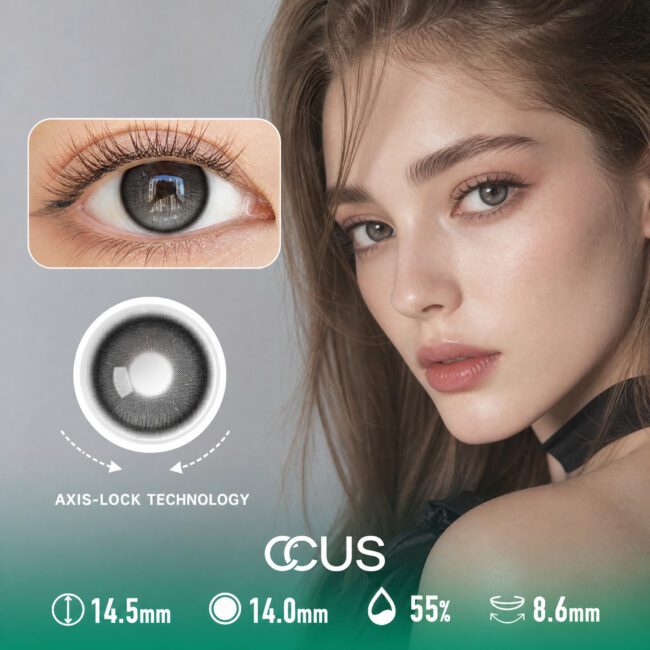 Nebula Dusk Smoke Grey Contact Lenses
