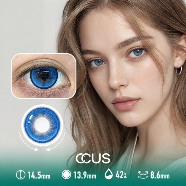 Nordic Sapphire Frost Blue Contact Lenses