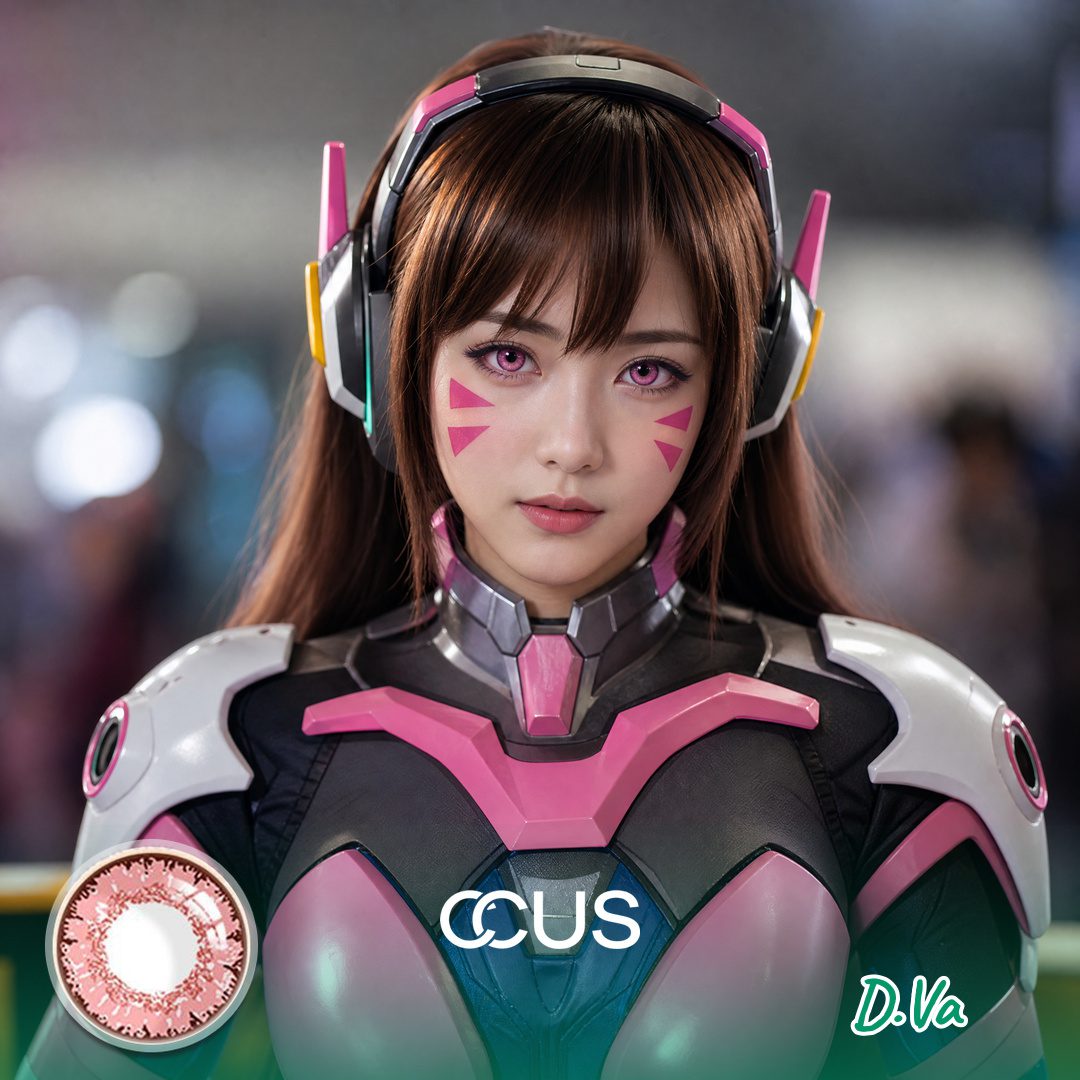 Overwatch: D.va Cosplay Contact Lenses - Ccus Eyewear · Premium Colored Contacts D.va Cosplay Contacts | Ccus Eyewear
