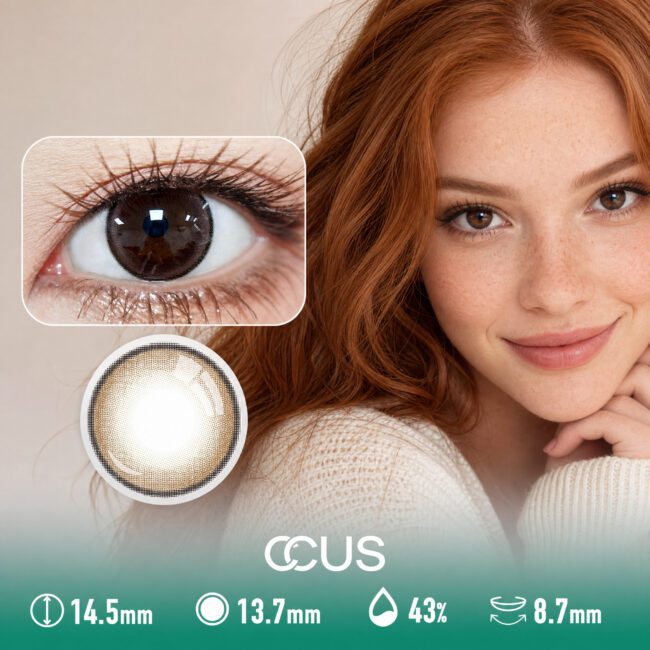Pearl Dawn Champagne Brown Contact Lenses