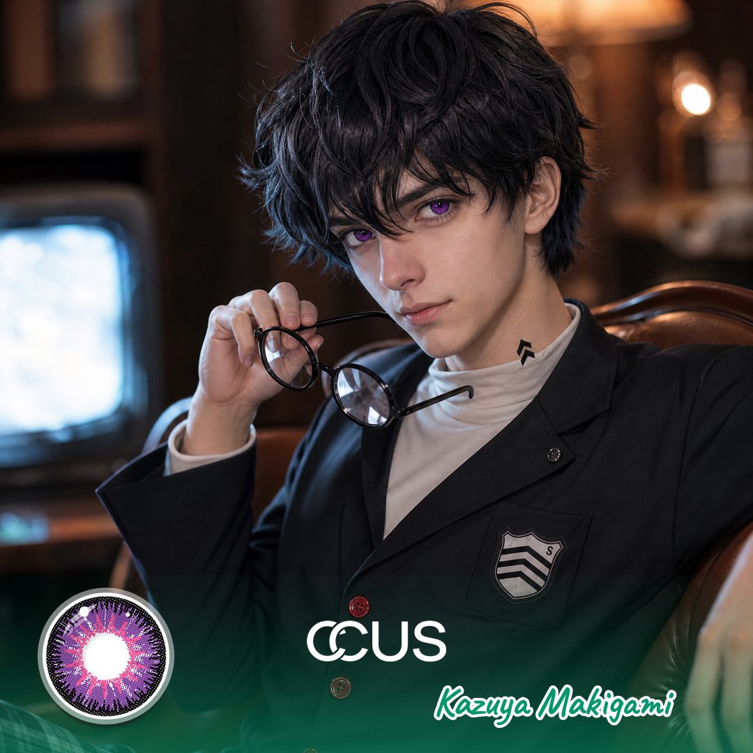 Persona : Kazuya Makigami Cosplay Contact Lenses | CCUS Eyewear