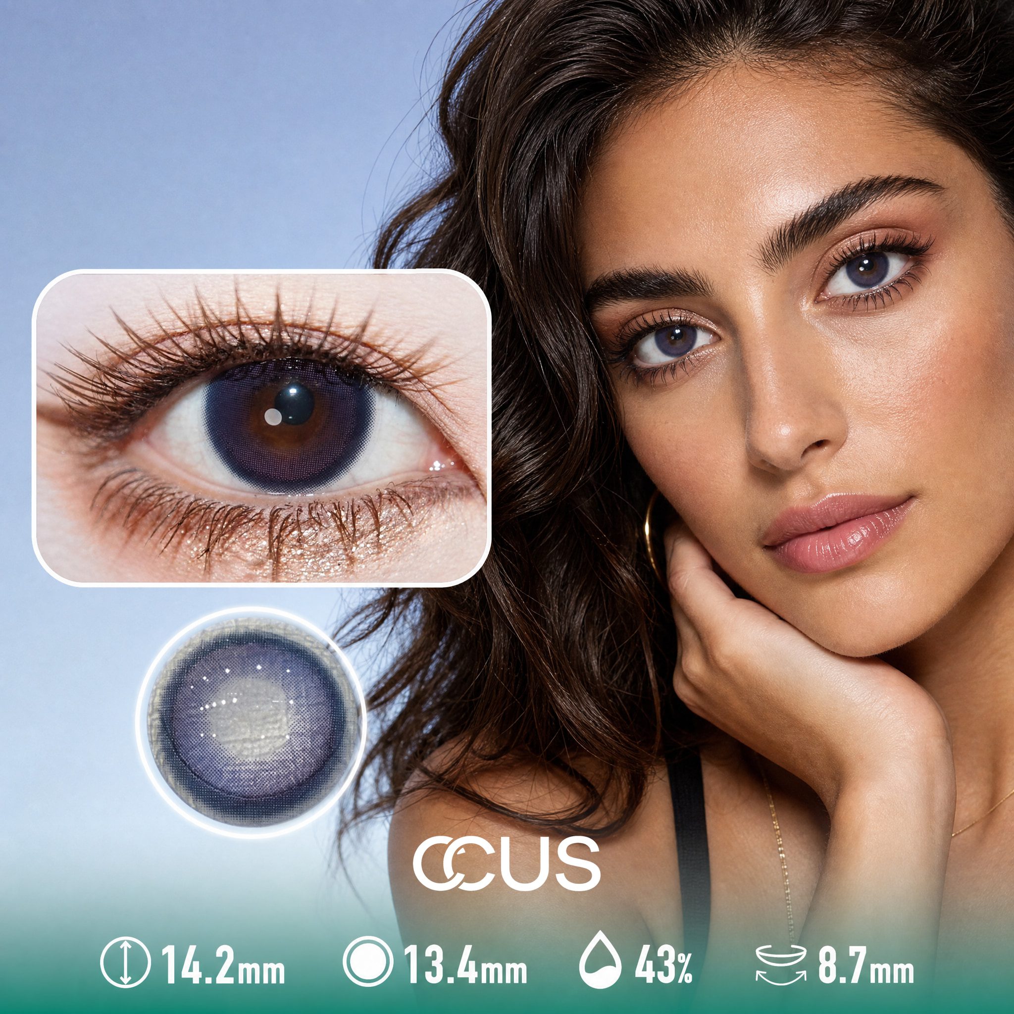 Prague Ink Purple Contact Lenses