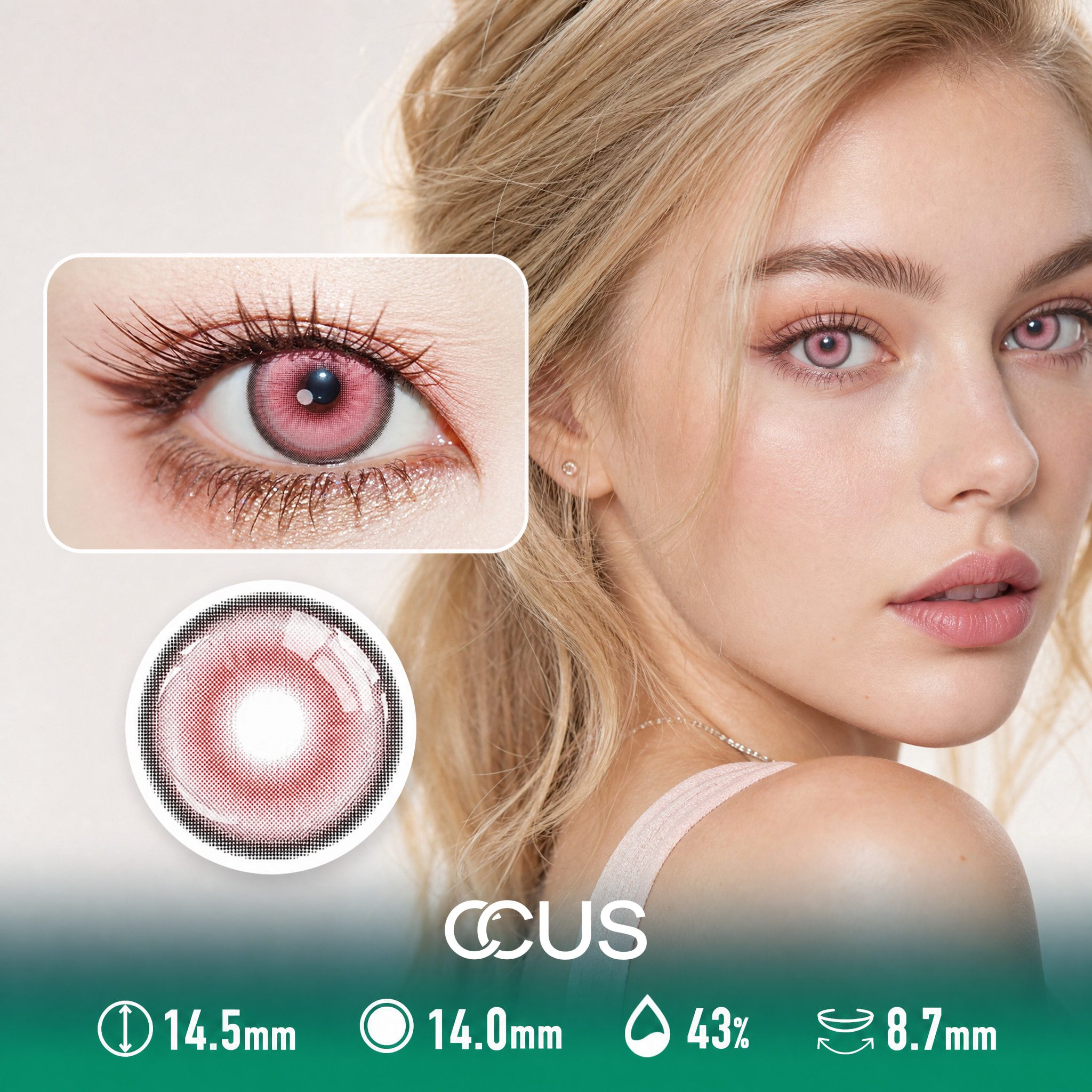 Prague Opal Pink Contact Lenses