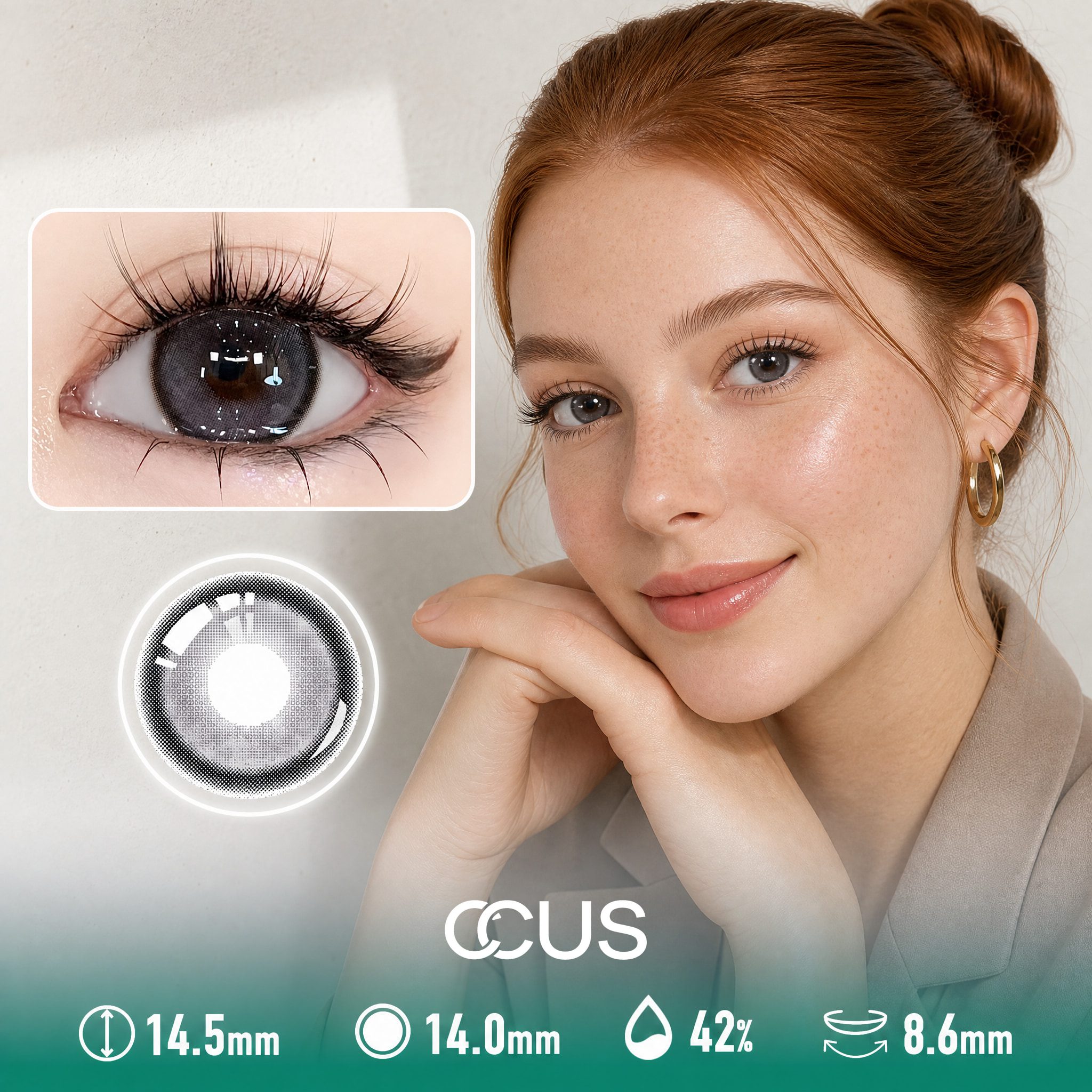 Prague Tender Dusk Grey Contact Lenses