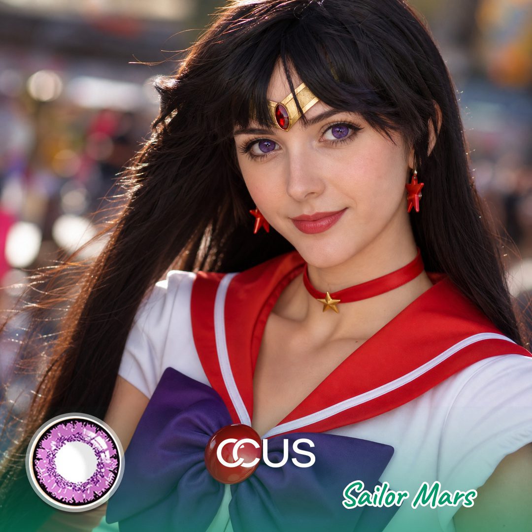 Sailor Mars Cosplay Contact Lenses | CCUS Eyewear