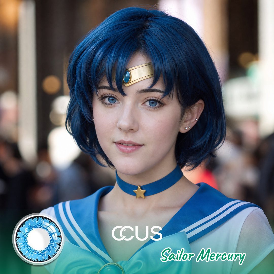 Sailor Mercury Cosplay Contact Lenses | CCUS Eyewear