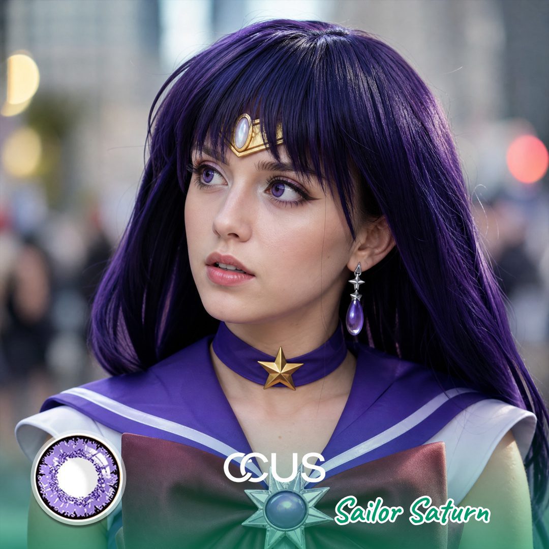 Sailor Saturn Cosplay Contact Lenses | CCUS Eyewear
