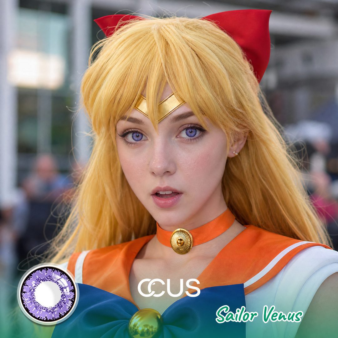 Sailor Venus Cosplay Contact Lenses | CCUS Eyewear