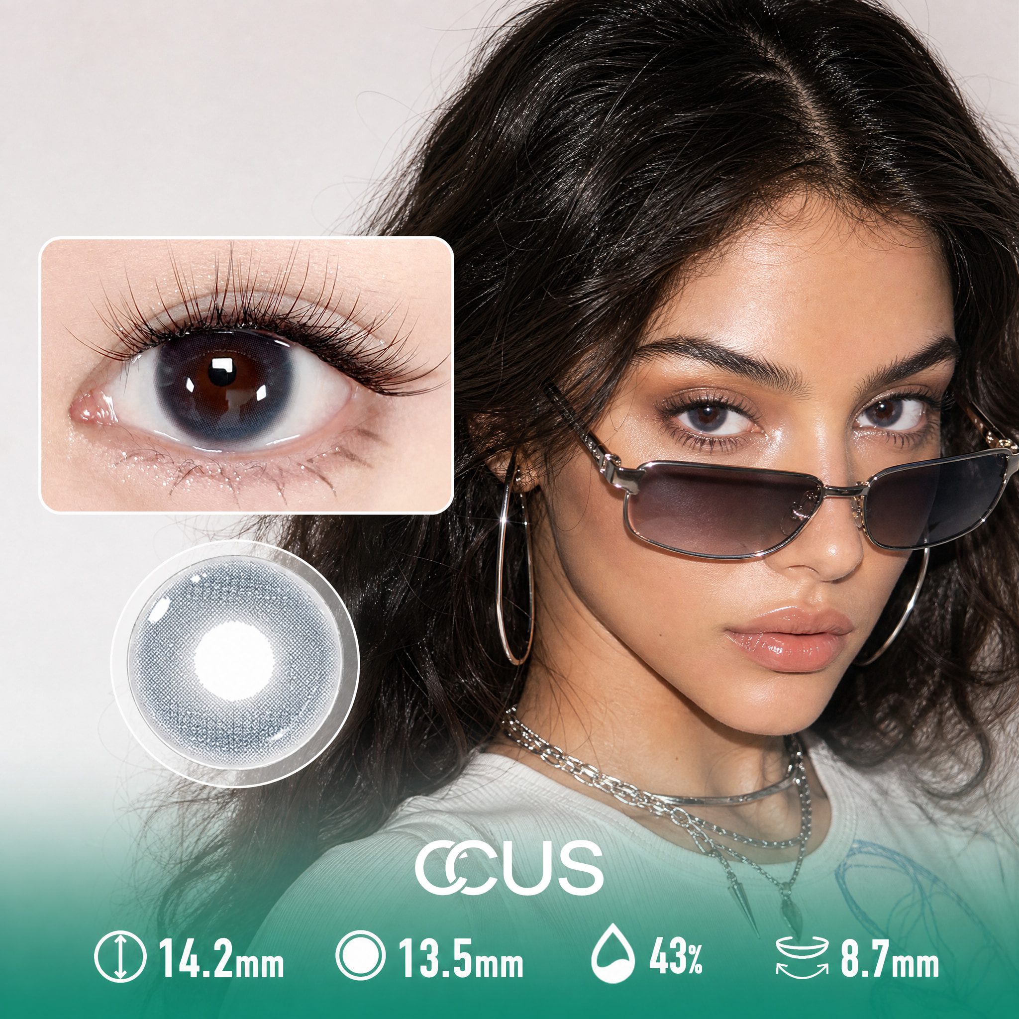 Seoul Frost Ice Blue Contact Lenses
