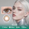 Silk Almond Brown Contact Lenses