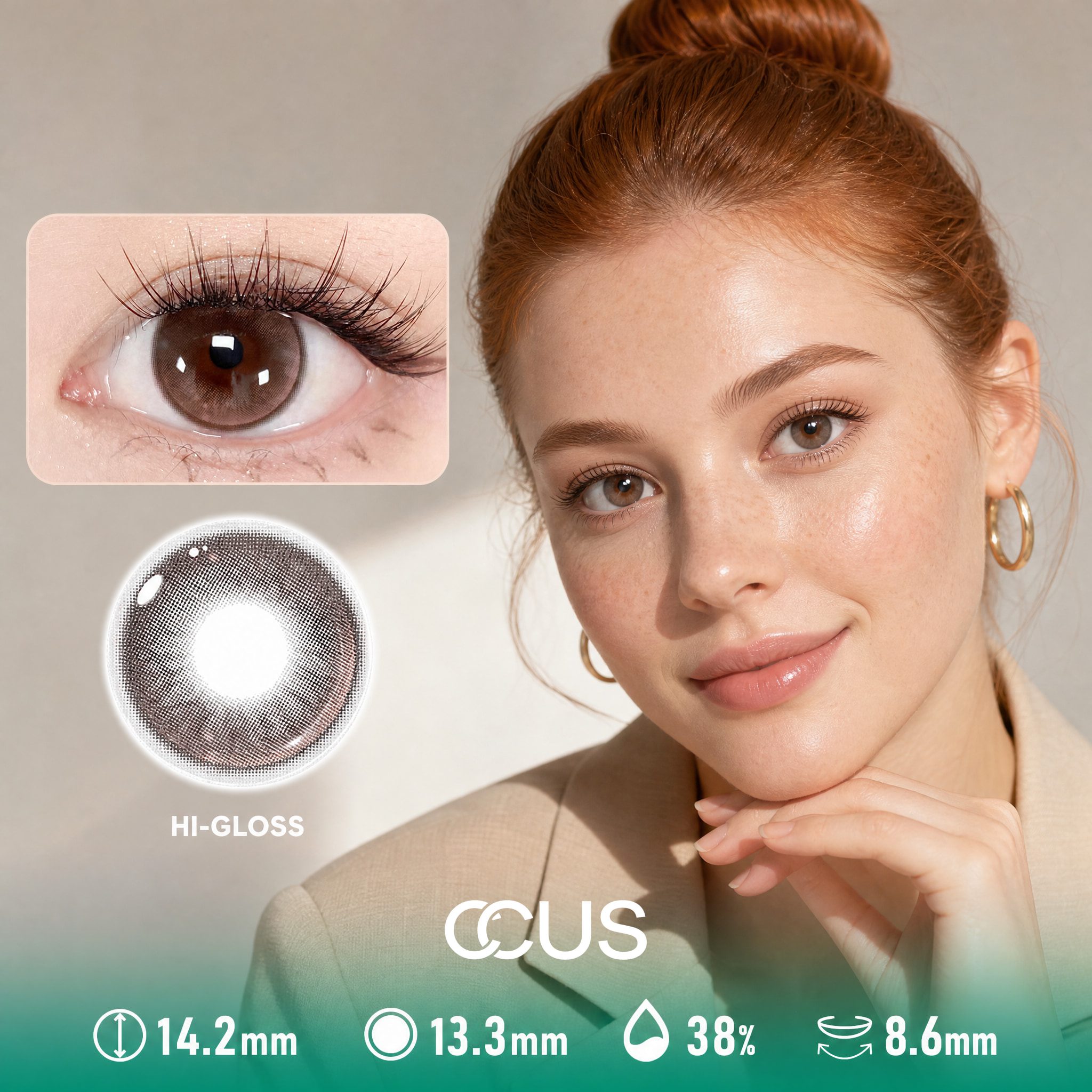 Soft Daylight Rose Pink Contact Lenses