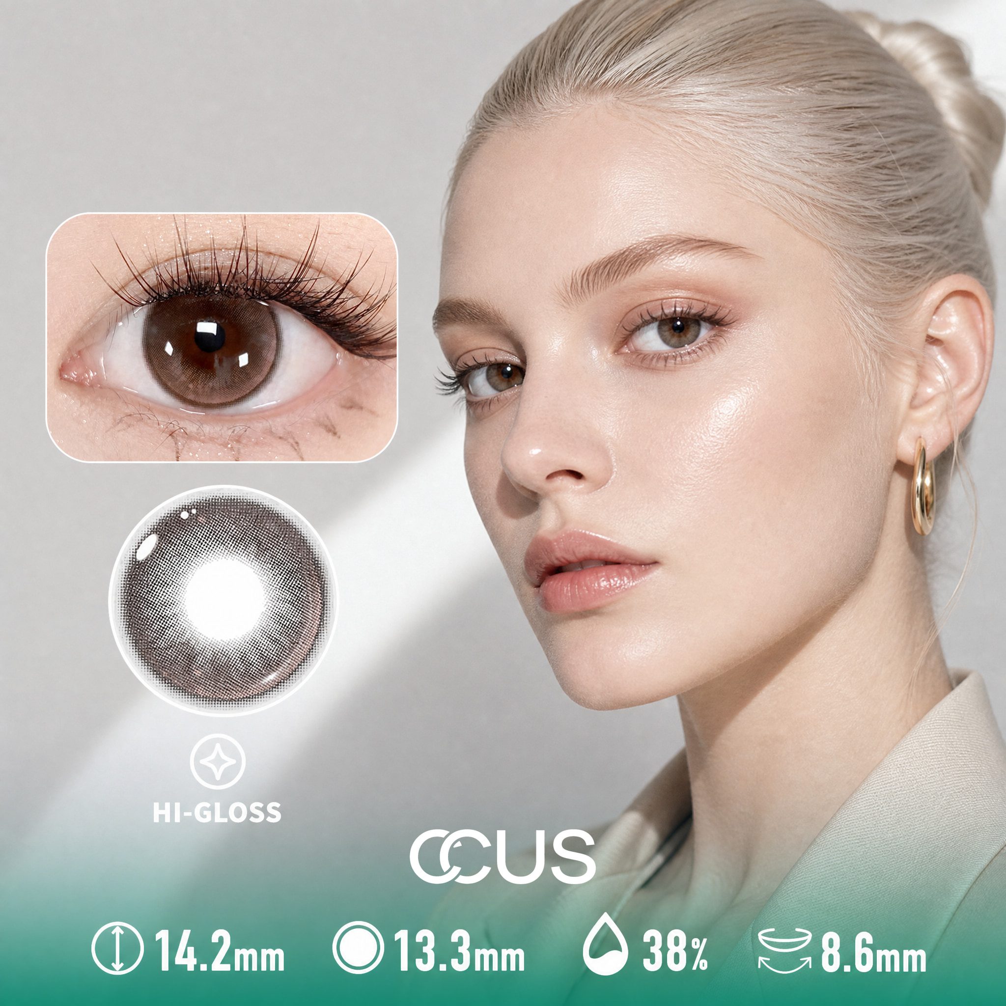 Soft Daylight Rose Pink Contact Lenses