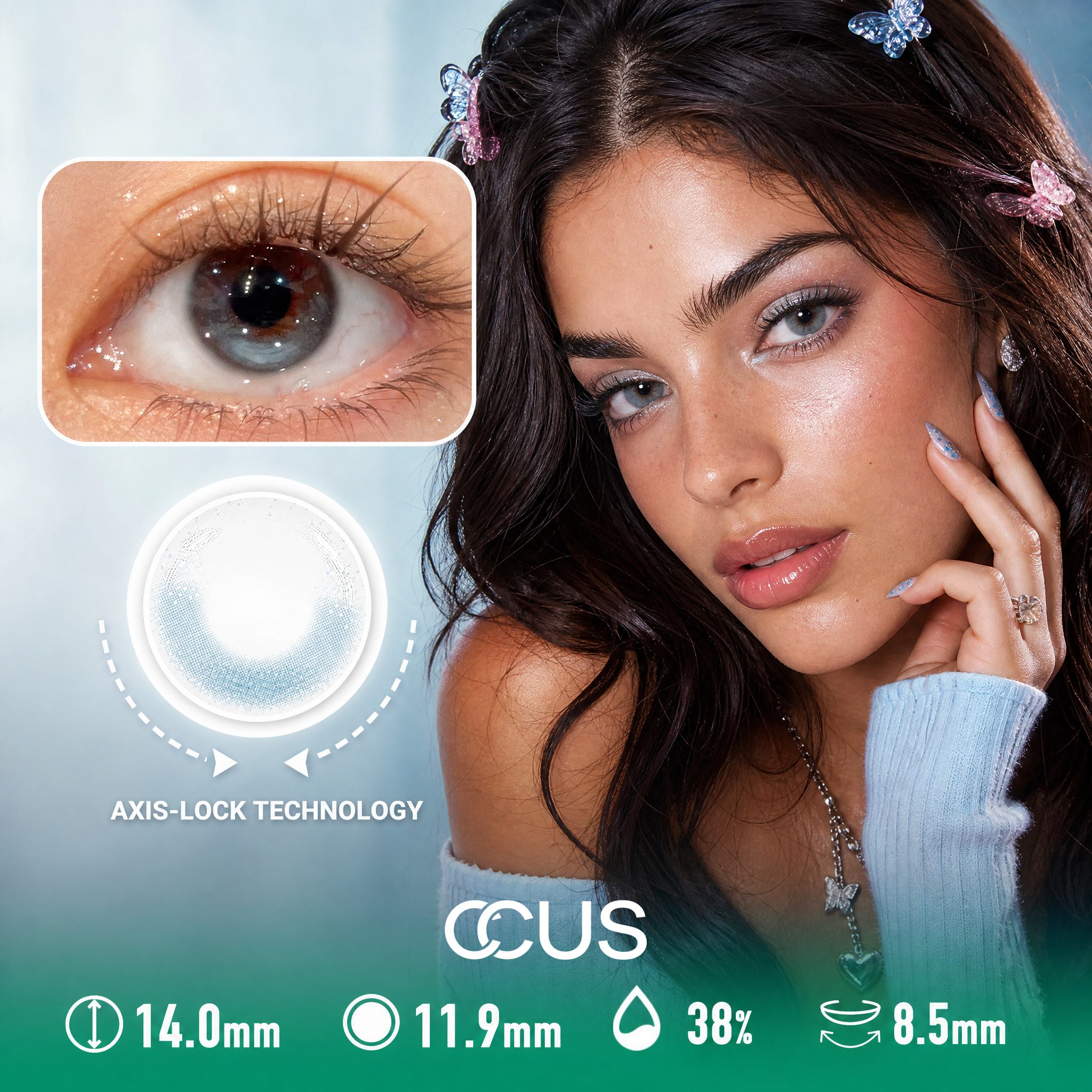 Solstice Honey Brown Contact Lenses