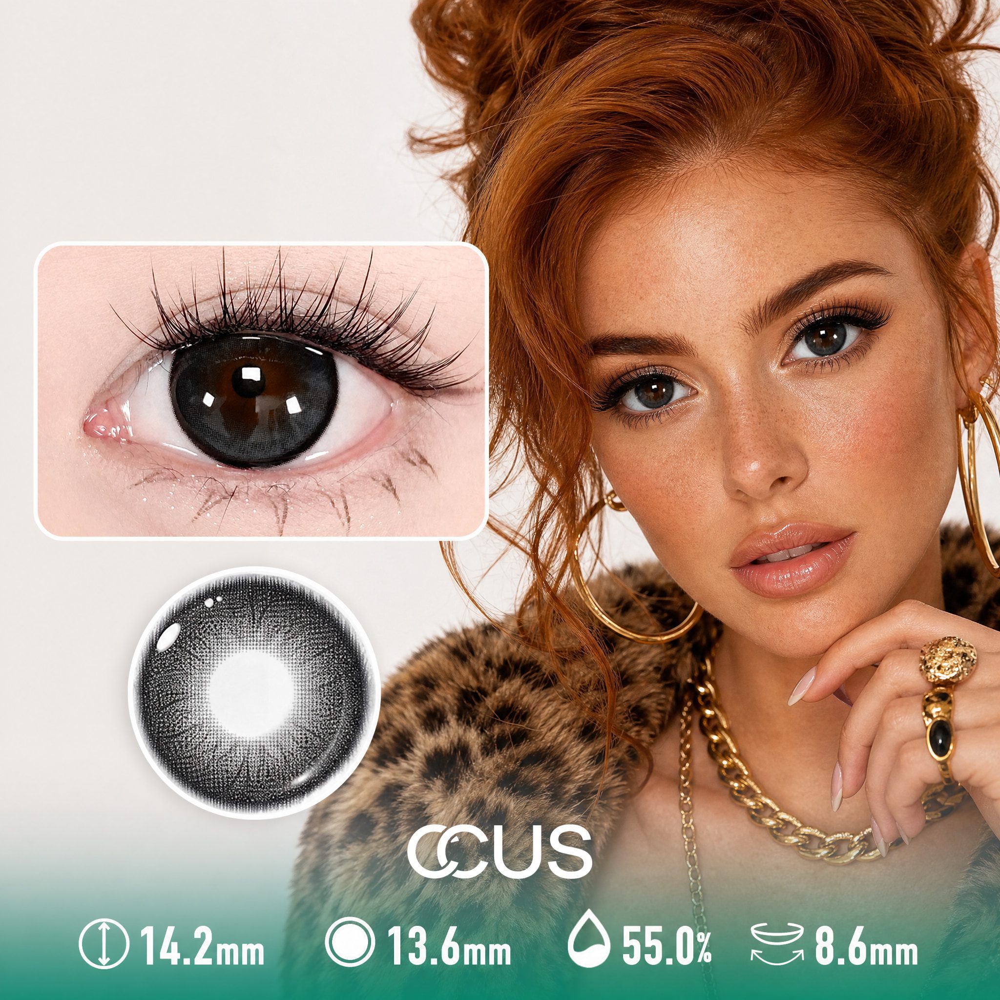 Star Lily Onyx Black Contact Lenses