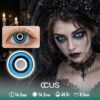Storm Eclipse Lagoon Blue Contact Lenses