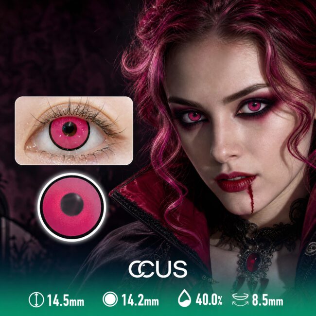 Venice Electric Pink Contact Lenses