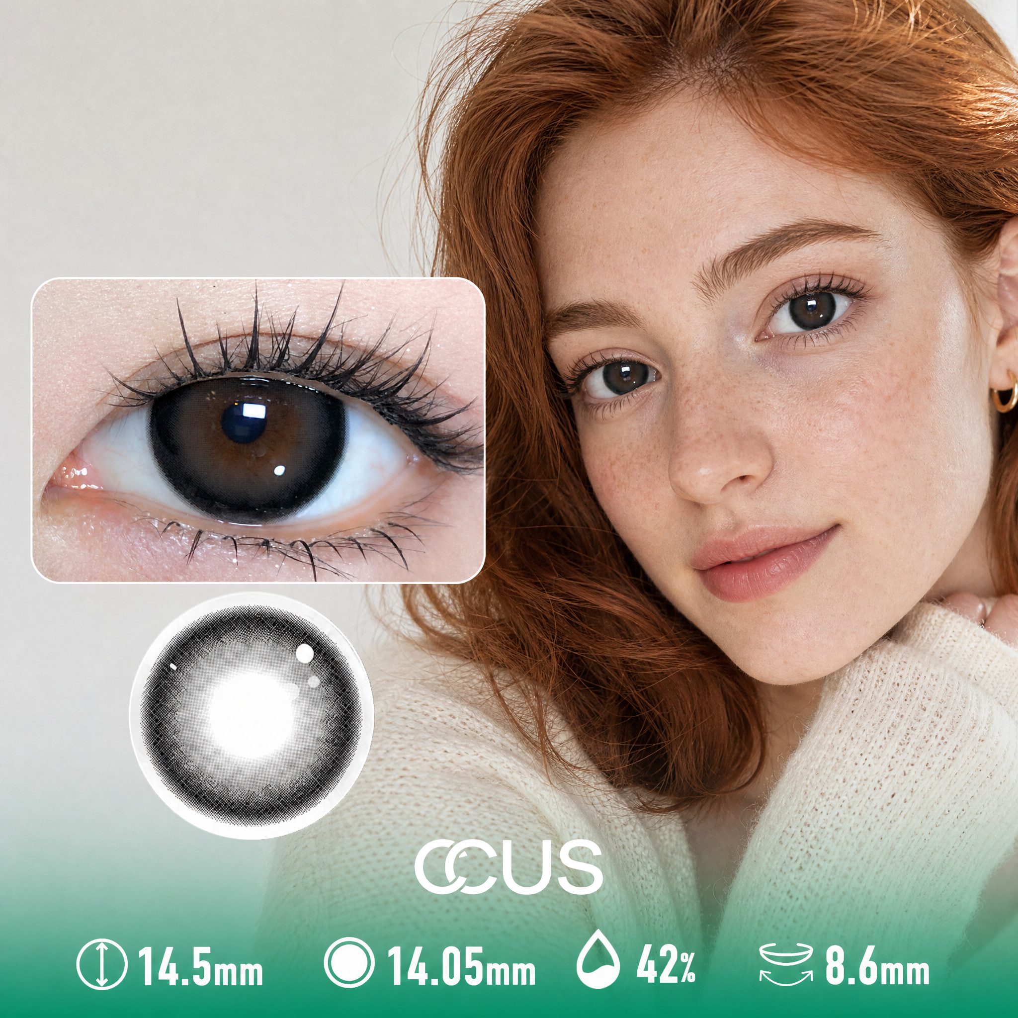 Venice Iris Midnight Black Contact Lenses