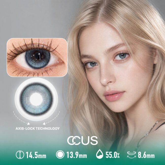 Vienna Mist Steel Blue Contact Lenses