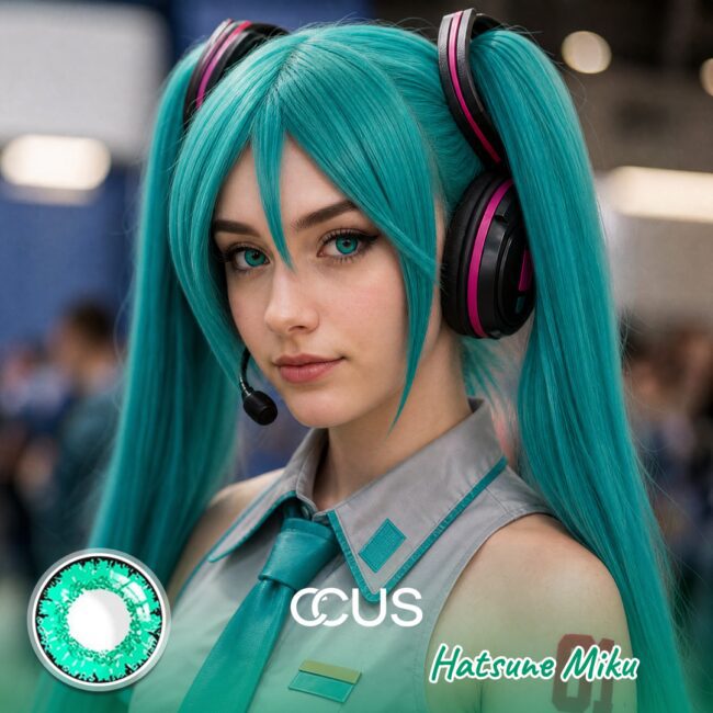 Hatsune Miku Cosplay Contact Lenses