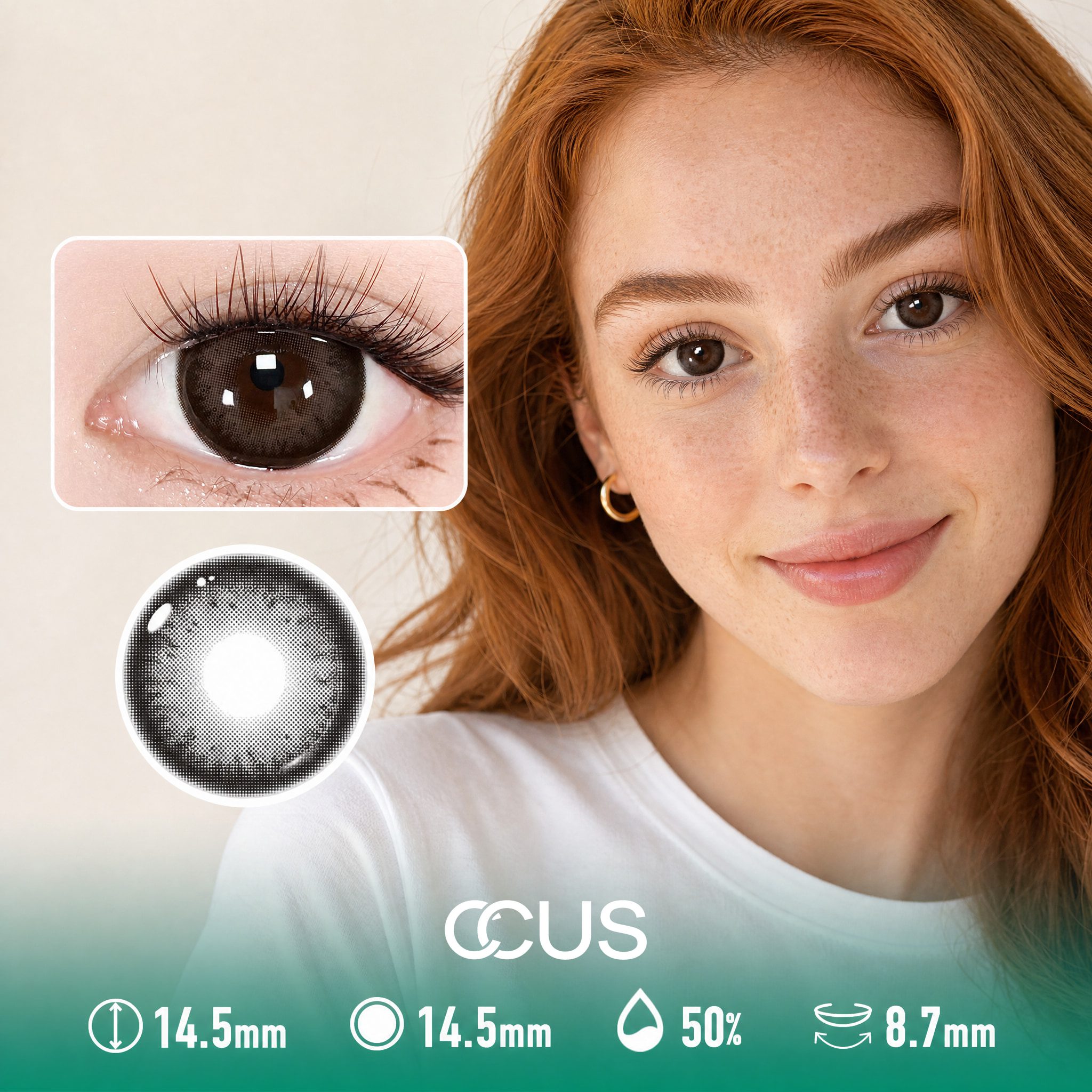 Autumn Bruges Brown Contact Lenses