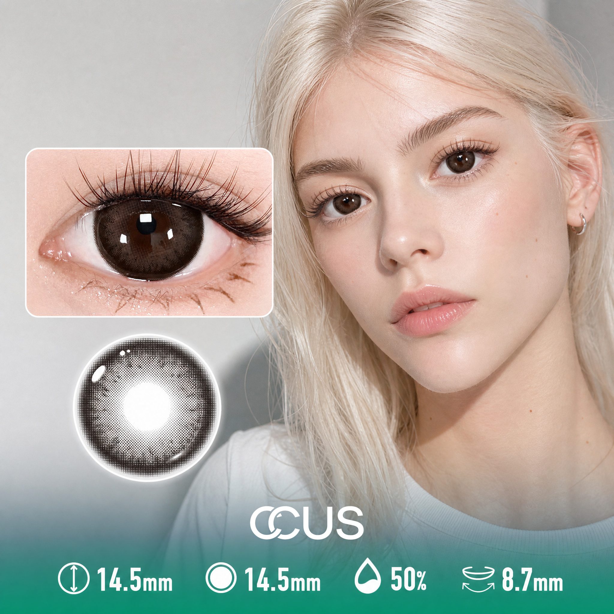 Autumn Bruges Brown Contact Lenses