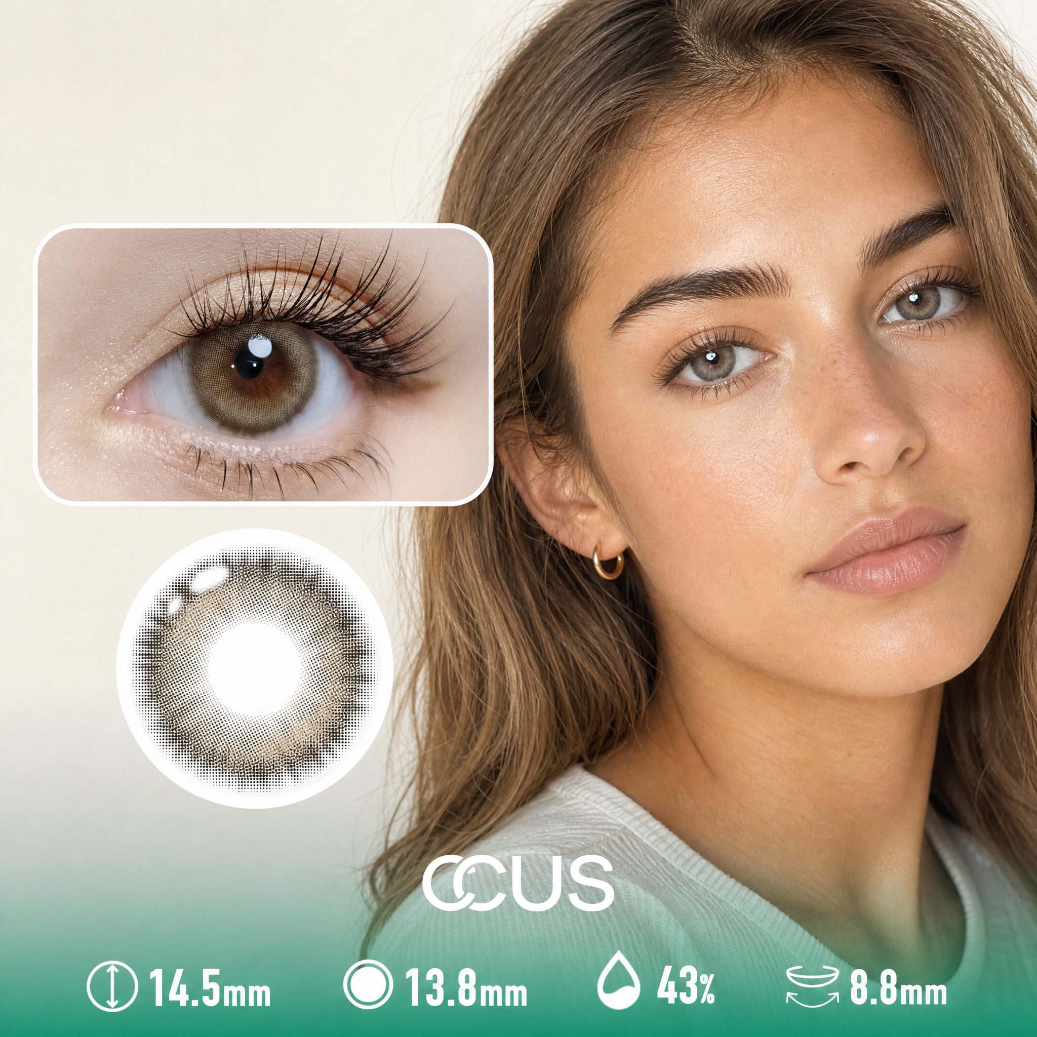 Brown Blood Eye Contact Lenses