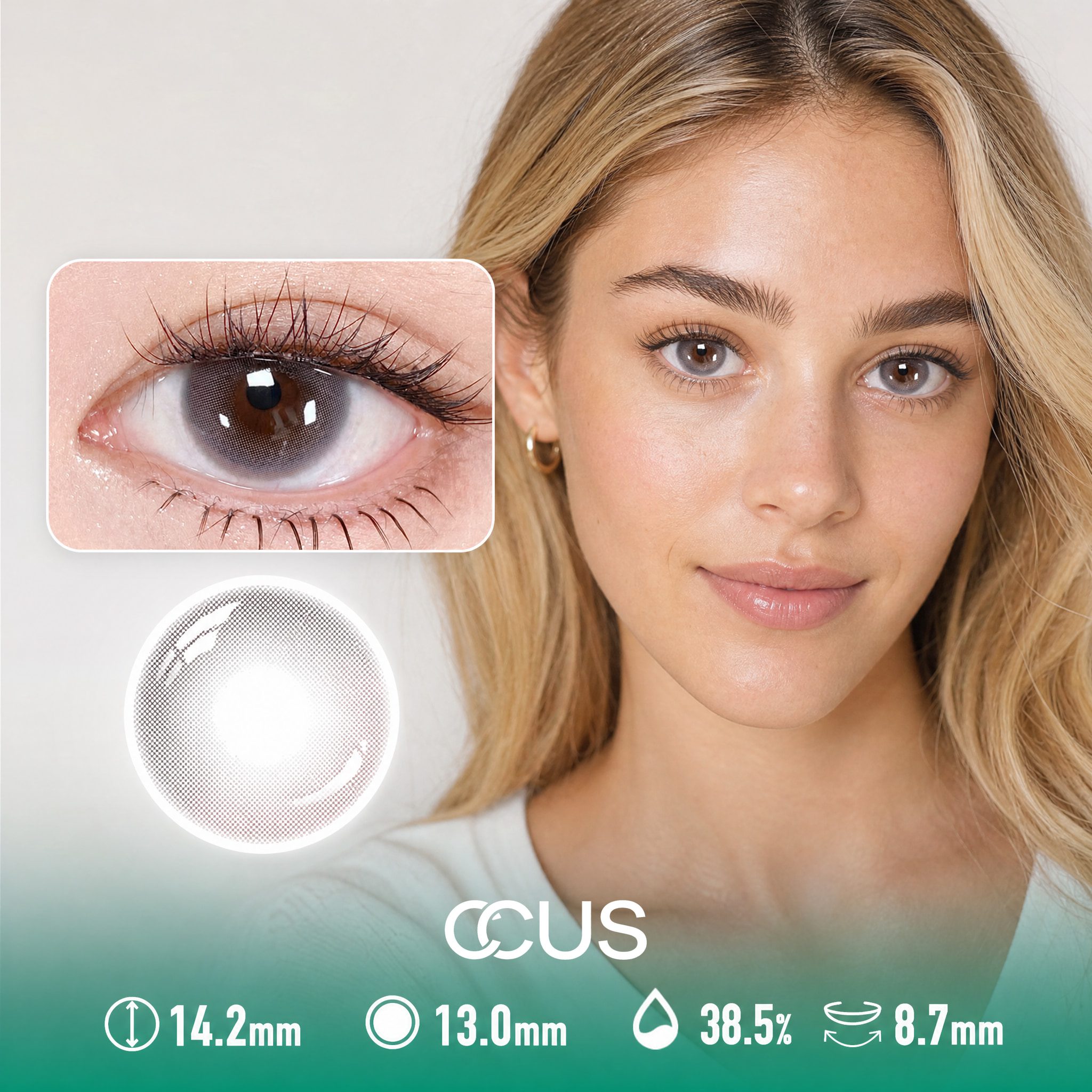 Cherry Blossom Mist Pink Contact Lenses