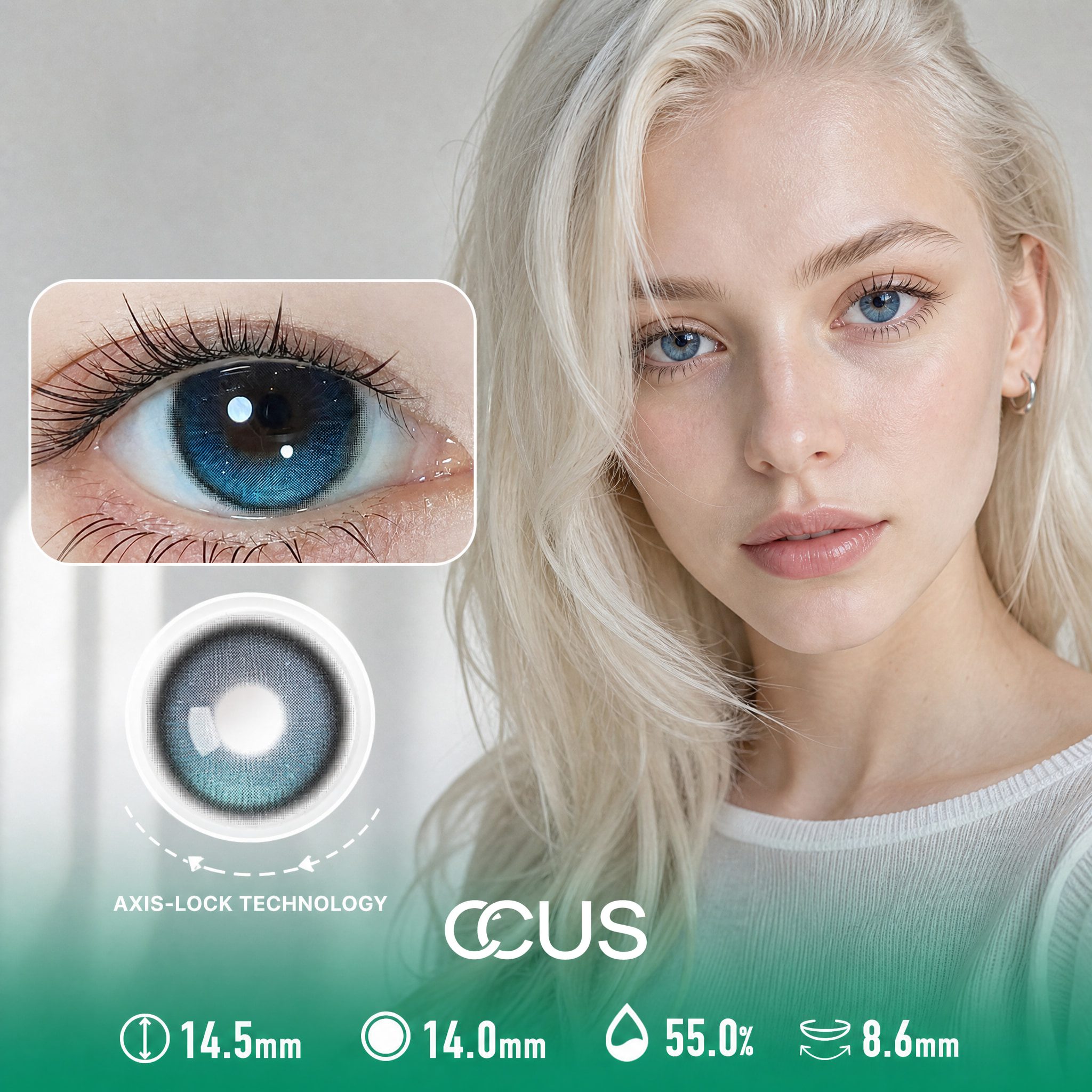 Cloudbreak Azure Blue Contact Lenses