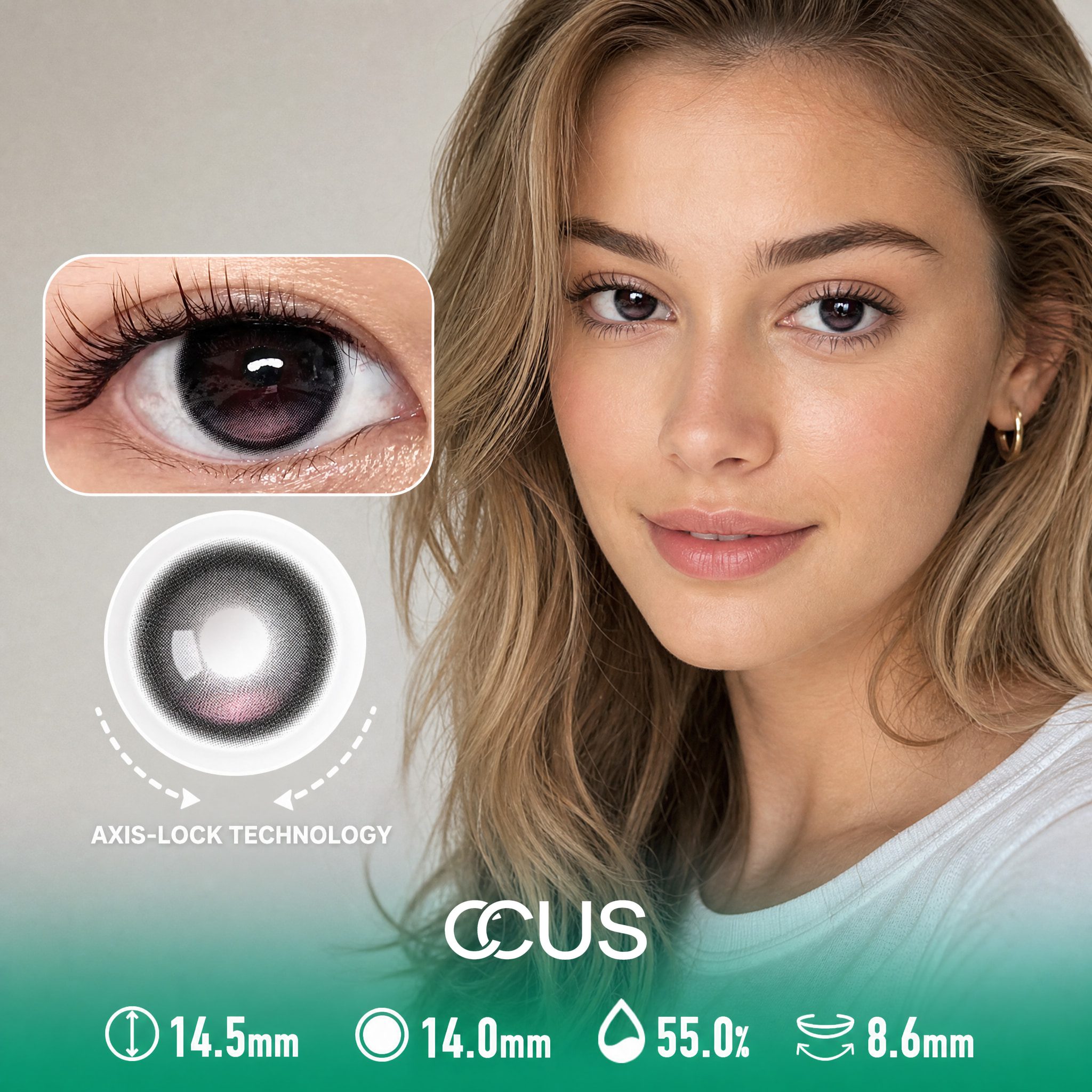 Cotton Petal Pink Contact Lenses