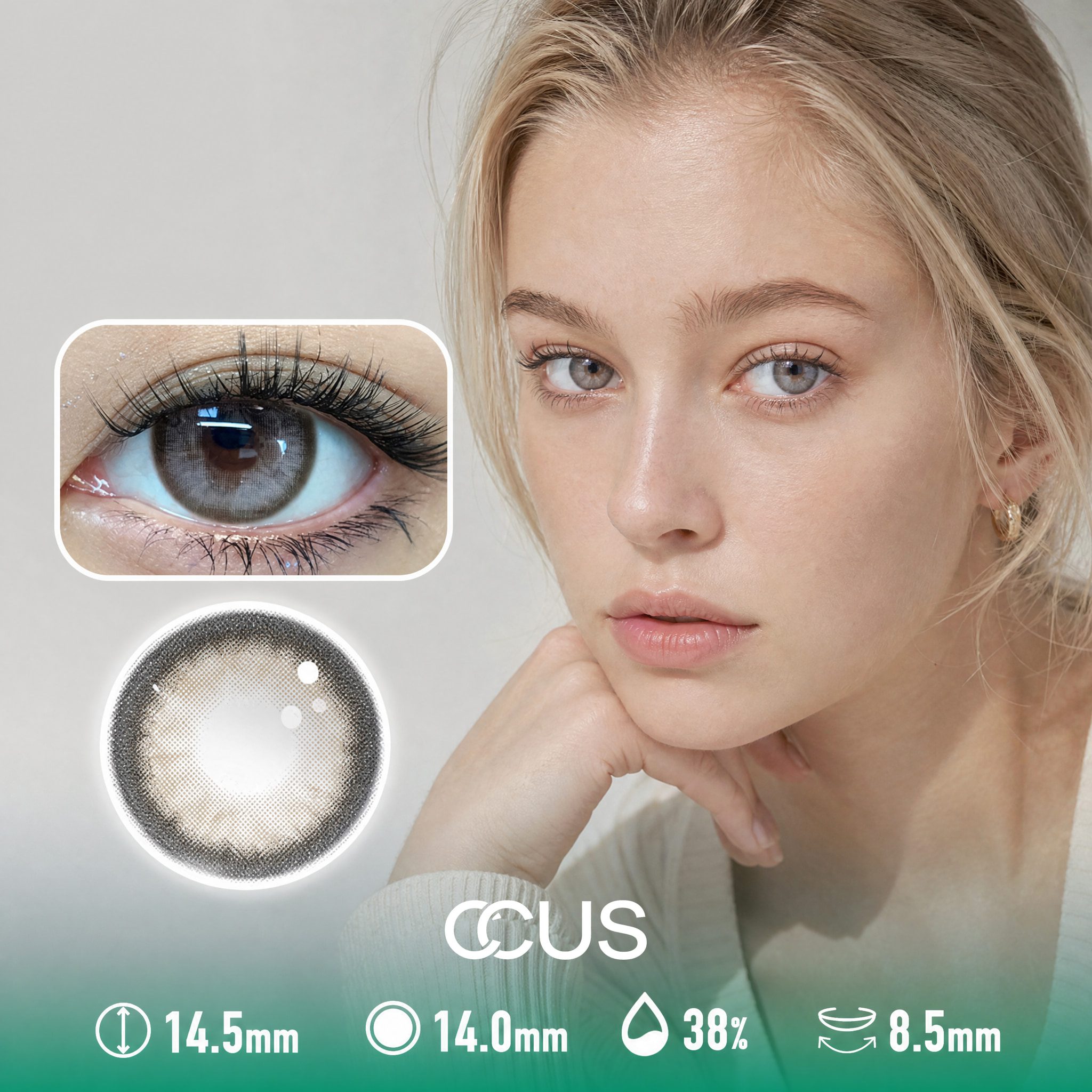 Daylight Iris Brown Contact Lenses