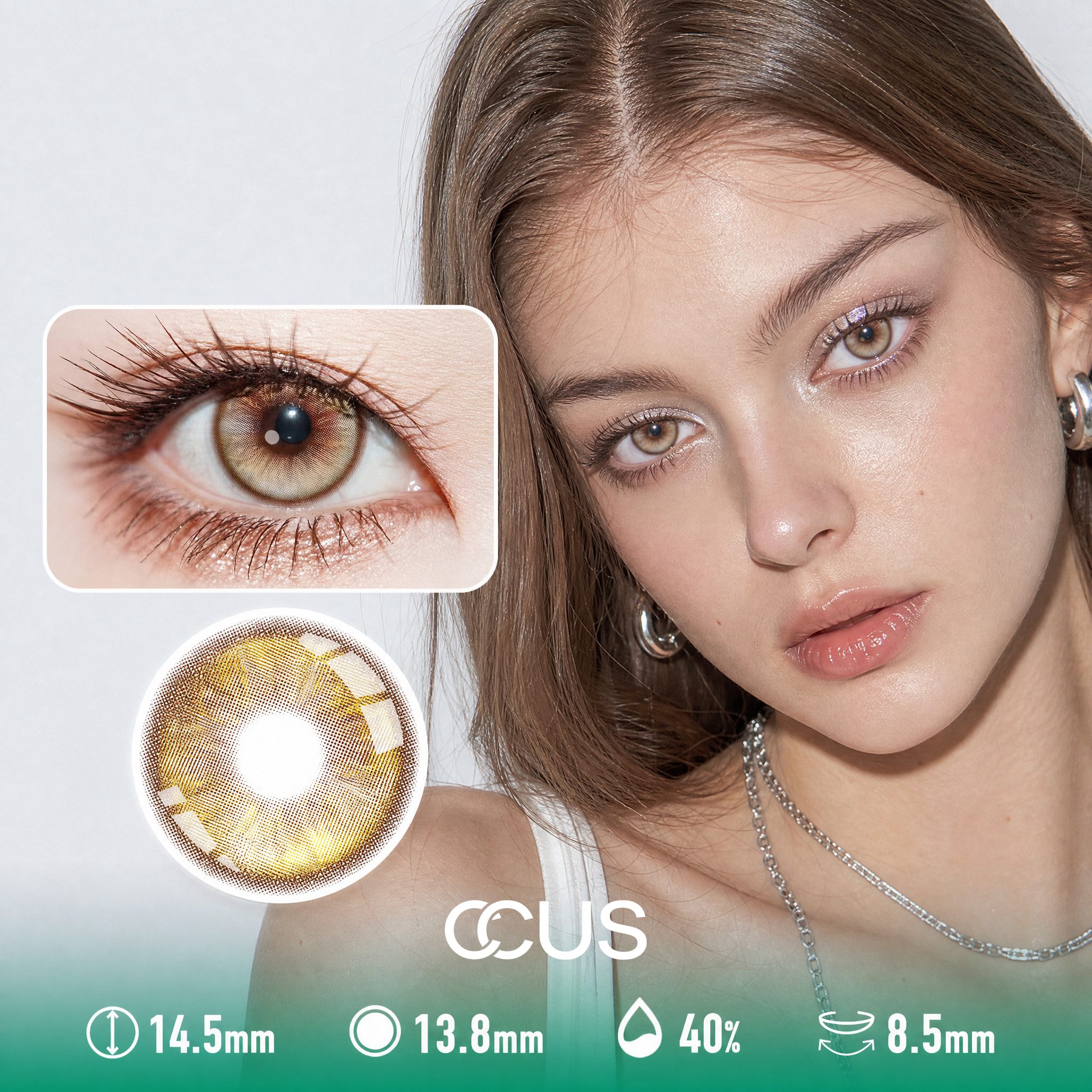 Digicam Cocoa Brown Contact Lenses - Ccus Eyewear · Premium Colored Contacts Digicam Cocoa Brown Contact Lenses