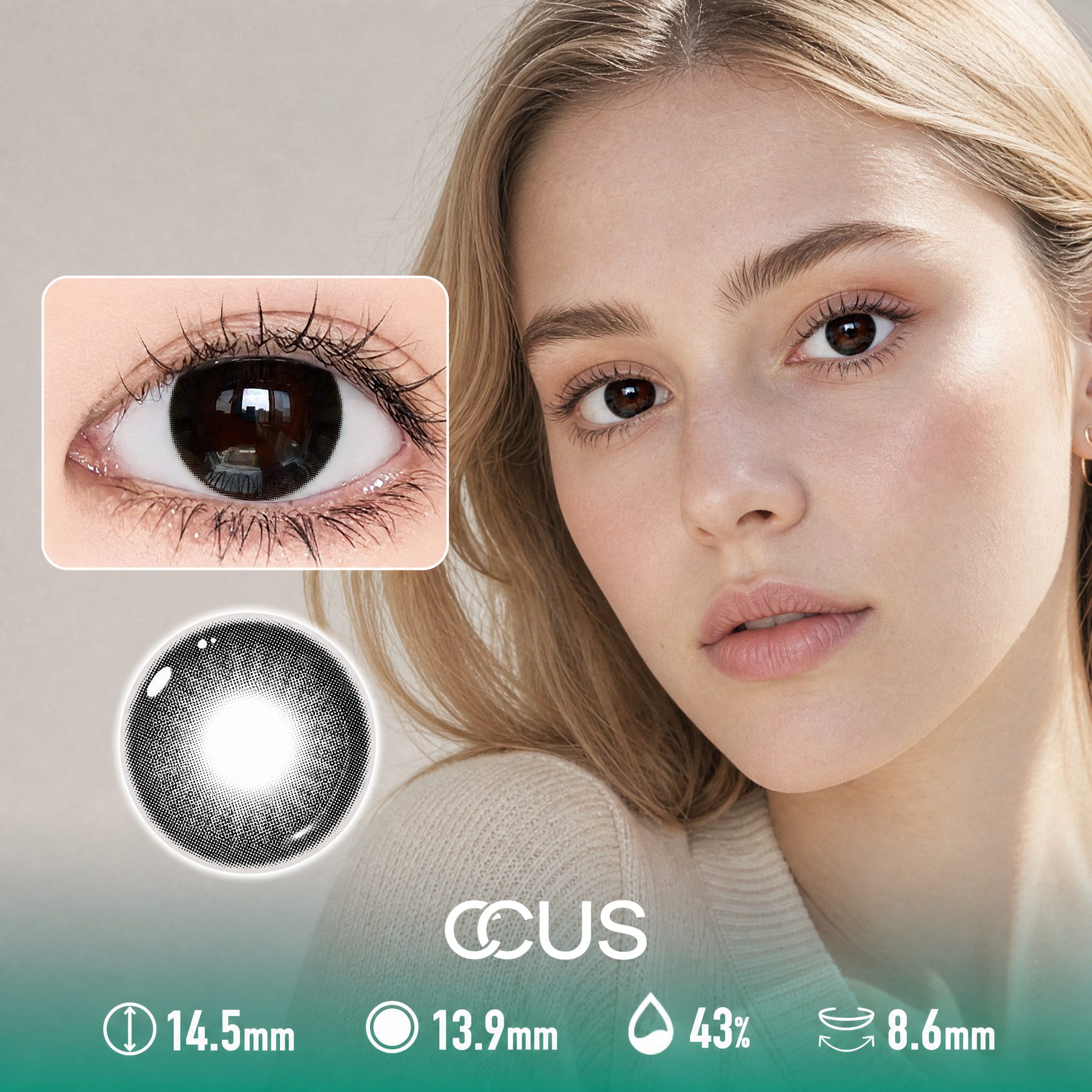 Eclipse Autumn Brown Contact Lenses