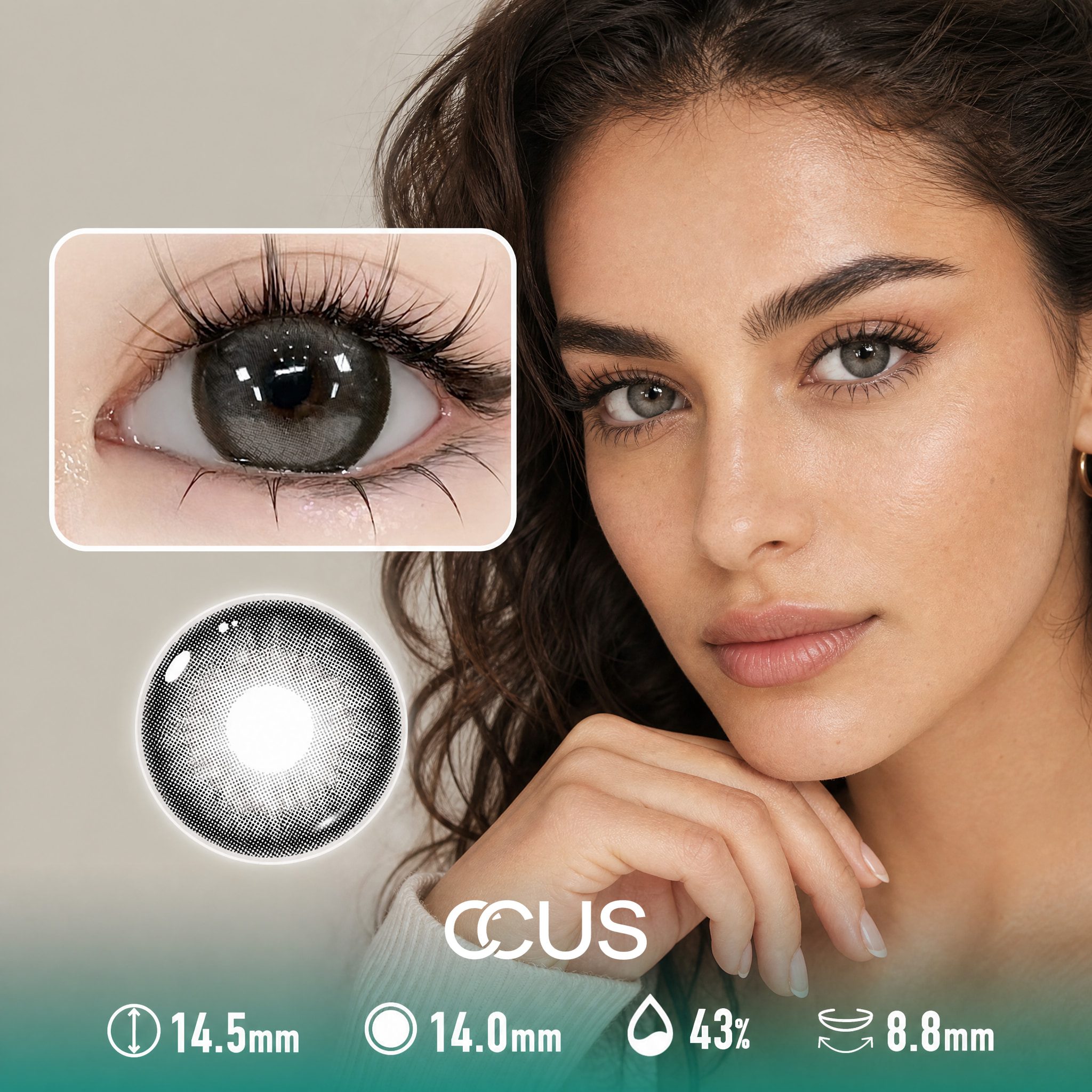 Equinox Oslo Grey Contact Lenses