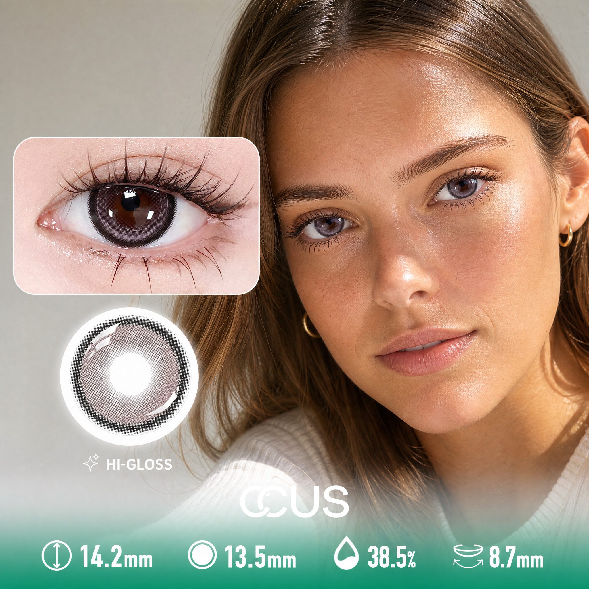 Halo Petal Pink Contact Lenses