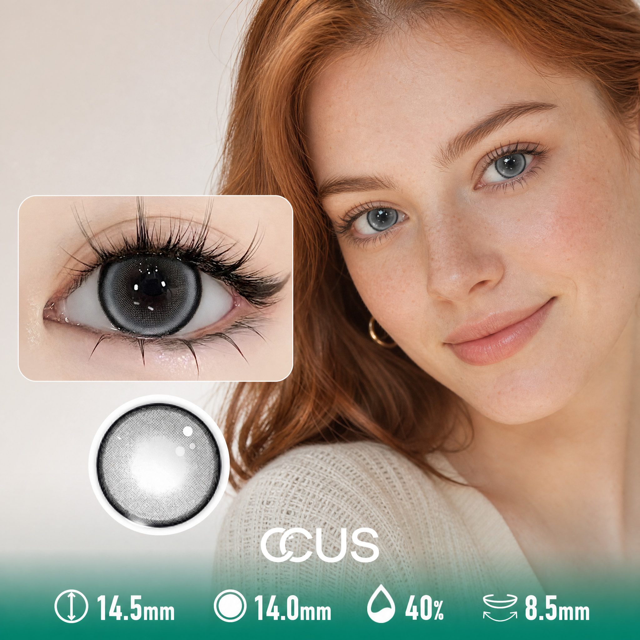 Halo Silk Ash Grey Contact Lenses