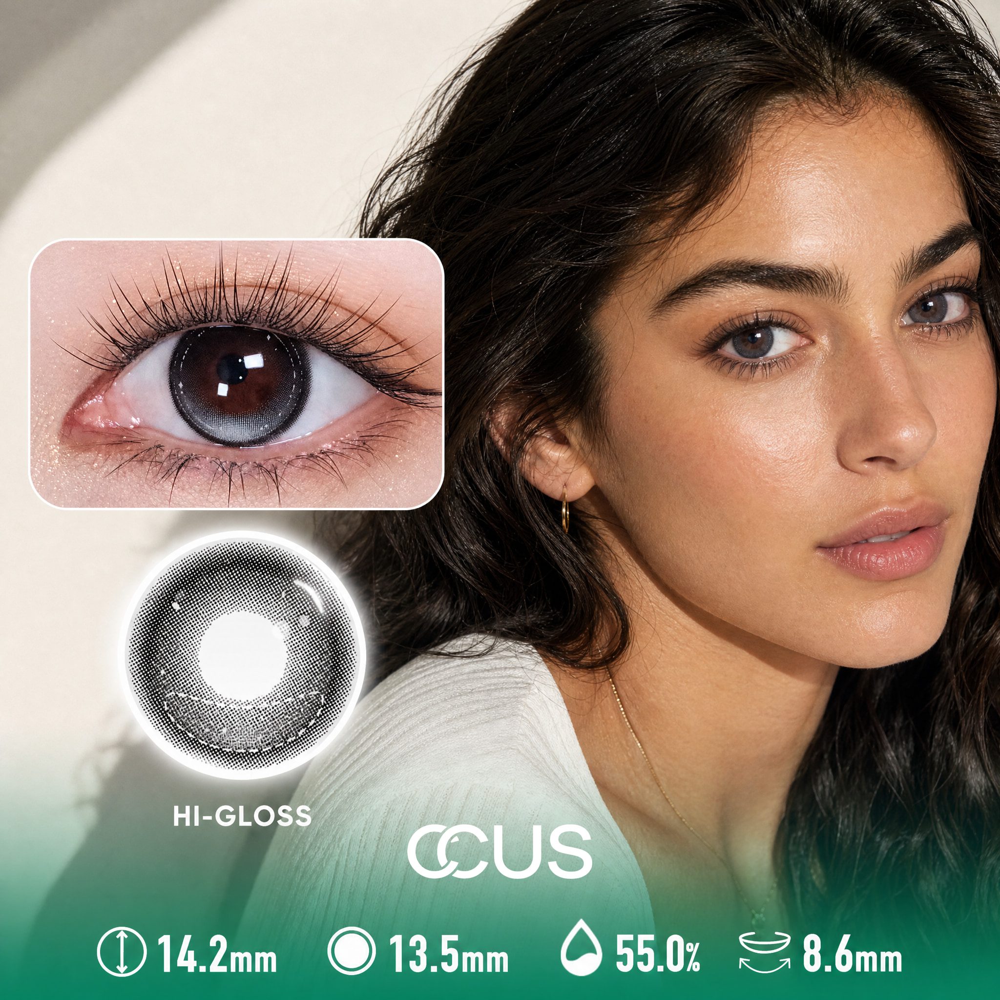 Ink Rose Pink Contact Lenses - Ccus Eyewear · Premium Colored Contacts Ink Rose Pink Contact Lenses