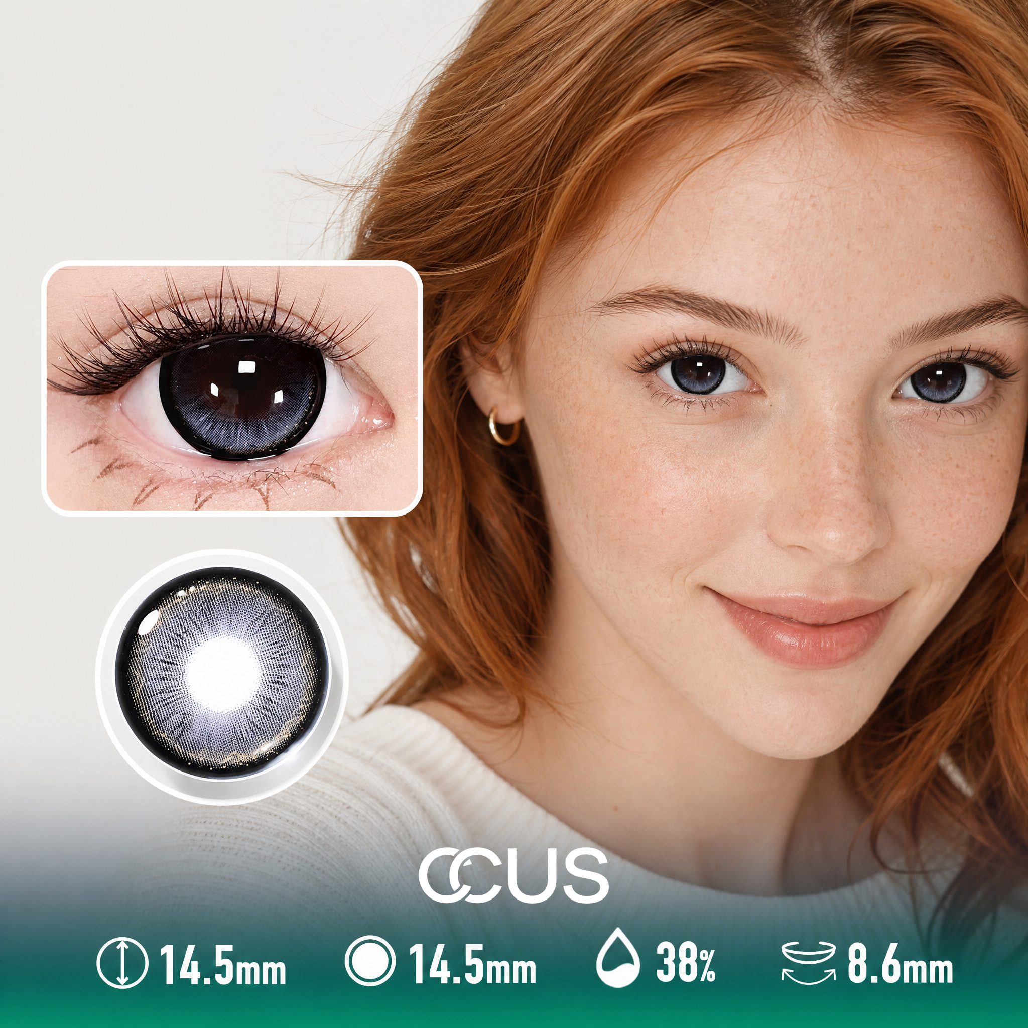 Linen Veil Amethyst Purple Contact Lenses - Ccus Eyewear · Premium Colored Contacts Linen Veil Amethyst Purple Contact Lenses