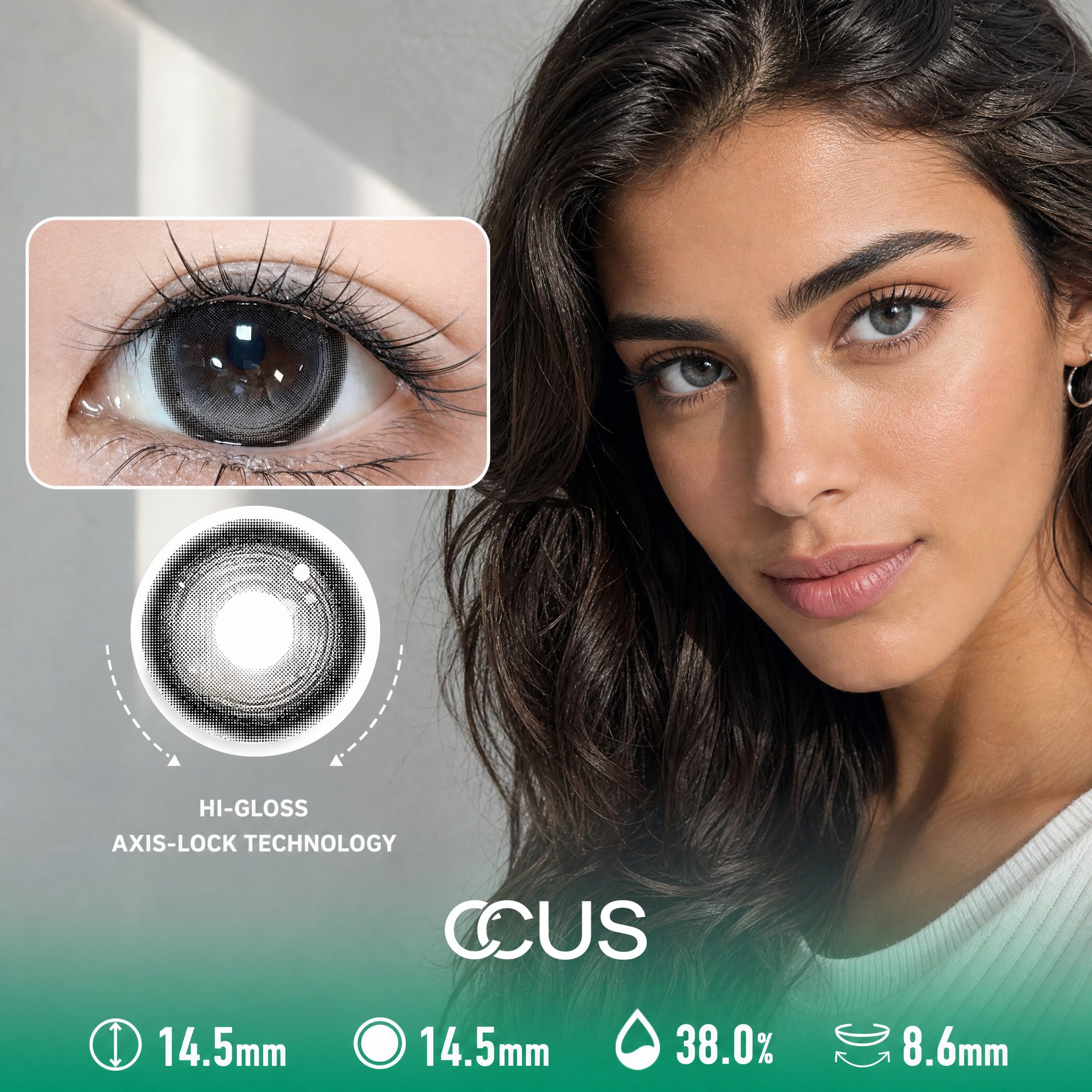 Lisbon Pearl Grey Contact Lenses