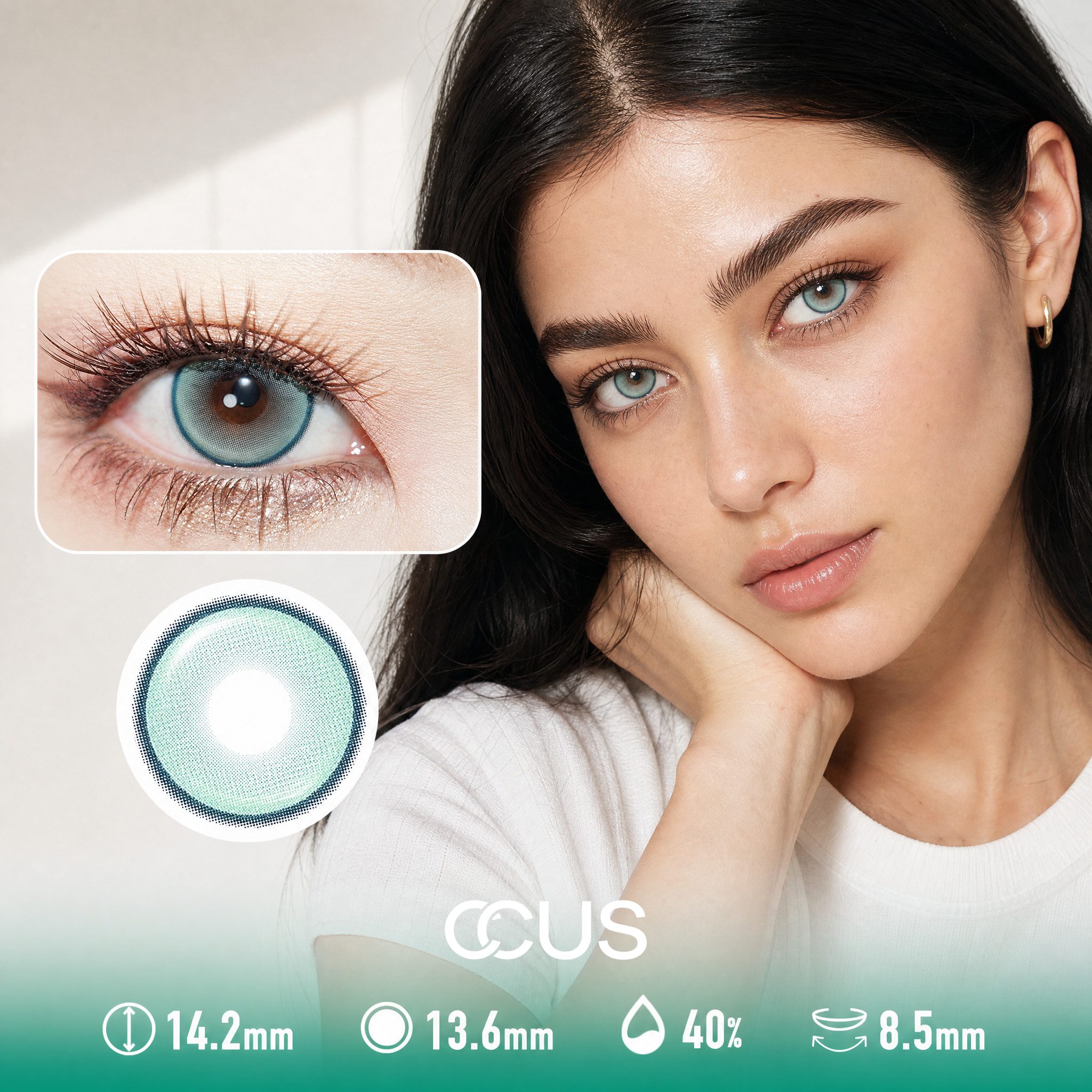 Morning Meadow Green Contact Lenses