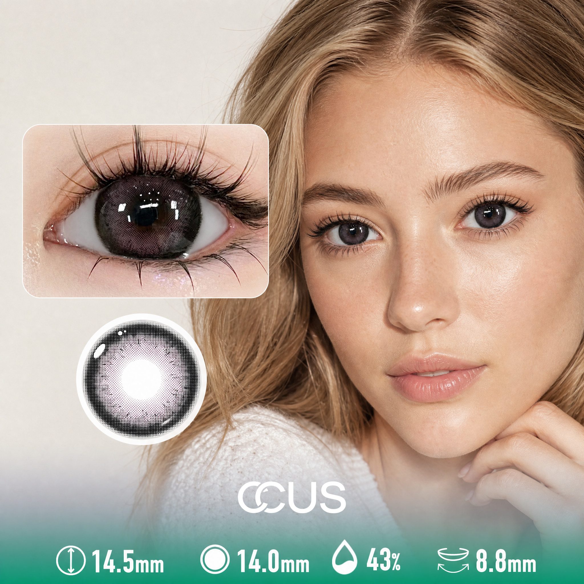 Mulberry Plum Purple Contact Lenses