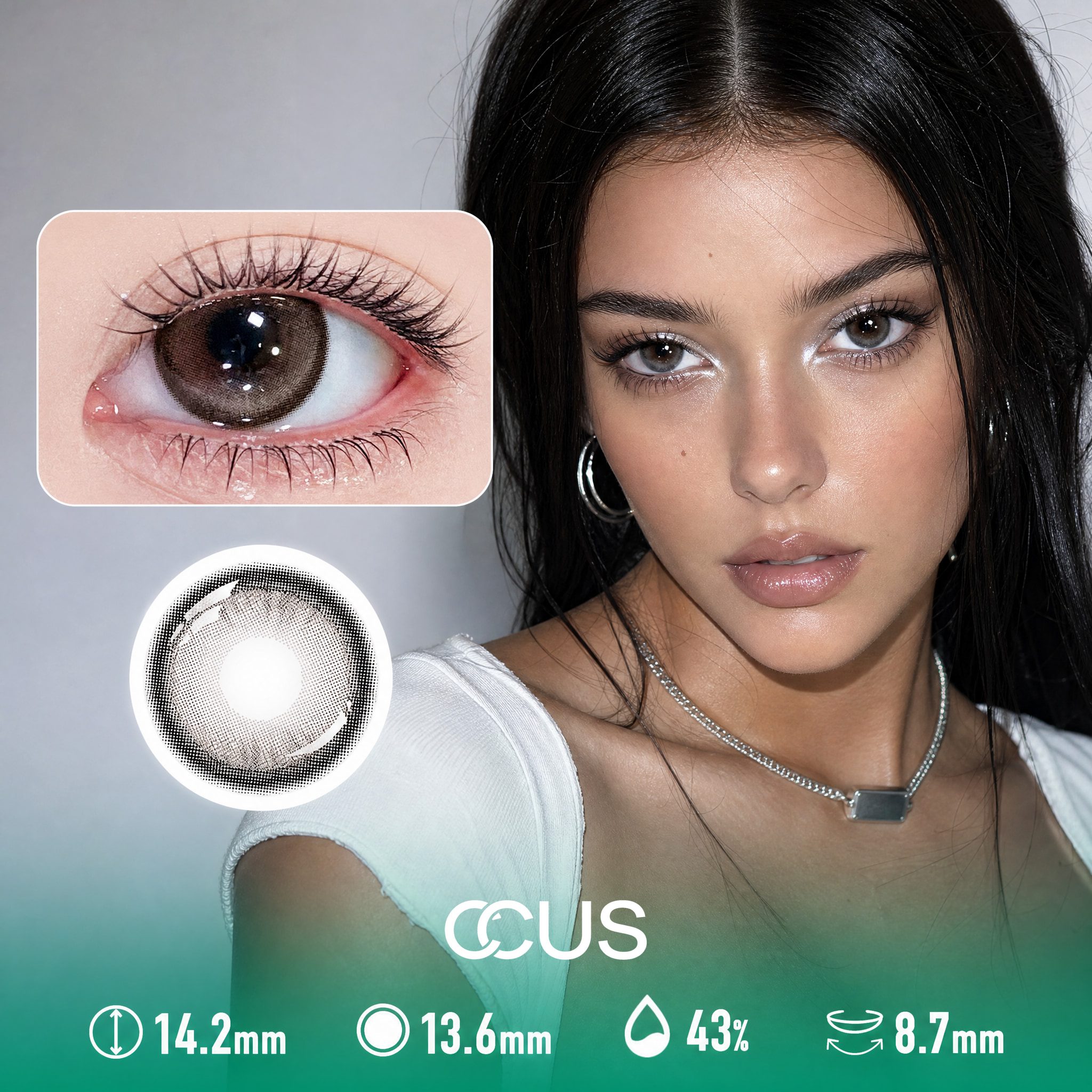 Photobooth Chestnut Brown Contact Lenses - Ccus Eyewear · Premium Colored Contacts Photobooth Chestnut Brown Contact Lenses