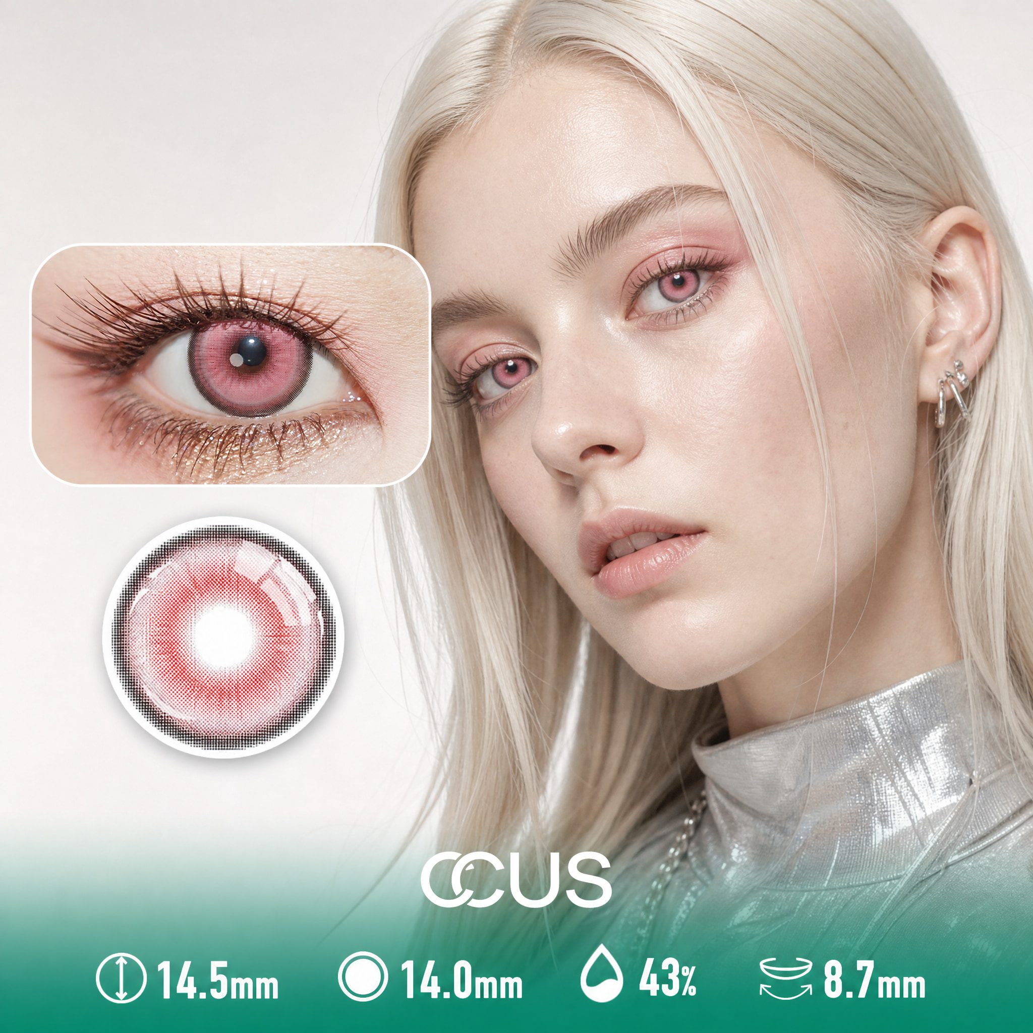 Prague Opal Pink Contact Lenses