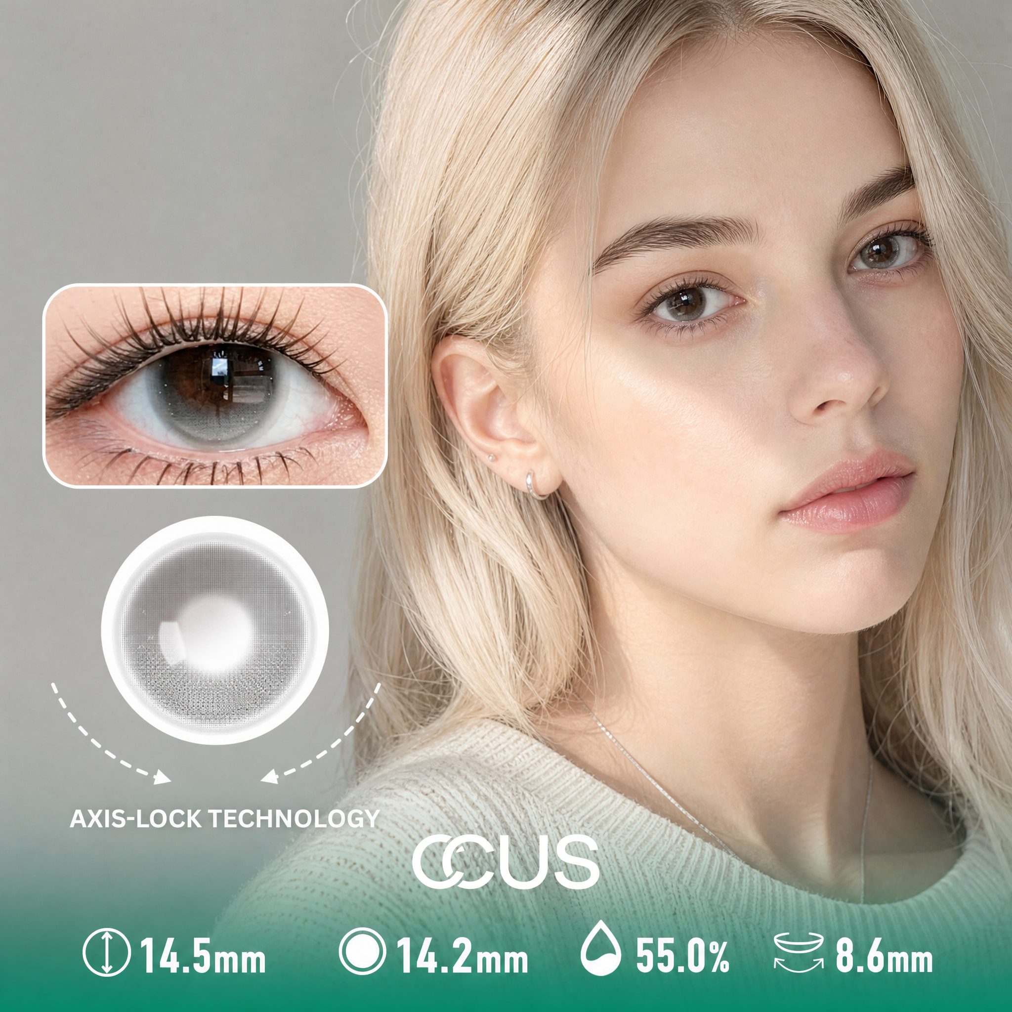 Serene Winter Brown Contact Lenses