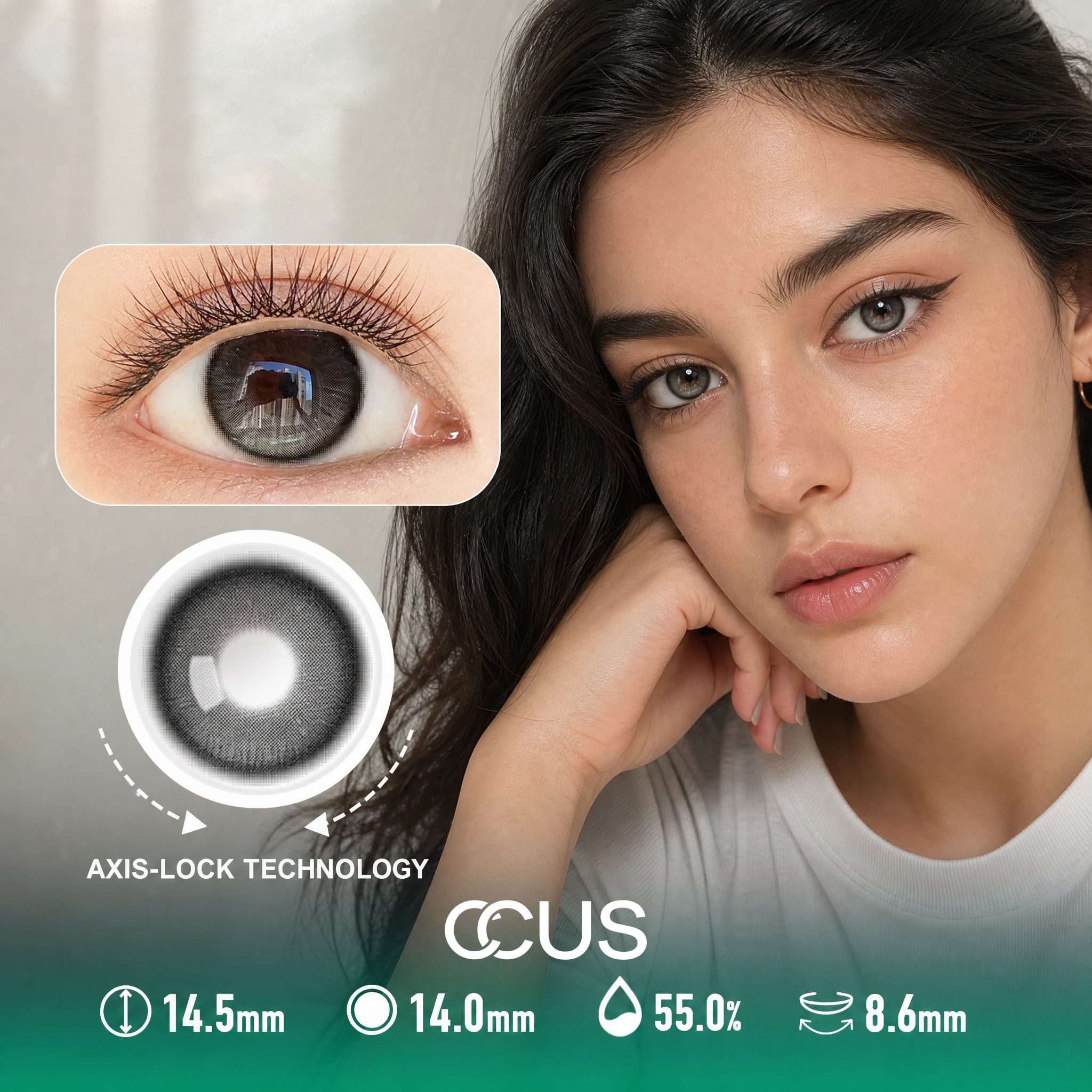 Softlight Cocoa Brown Contact Lenses