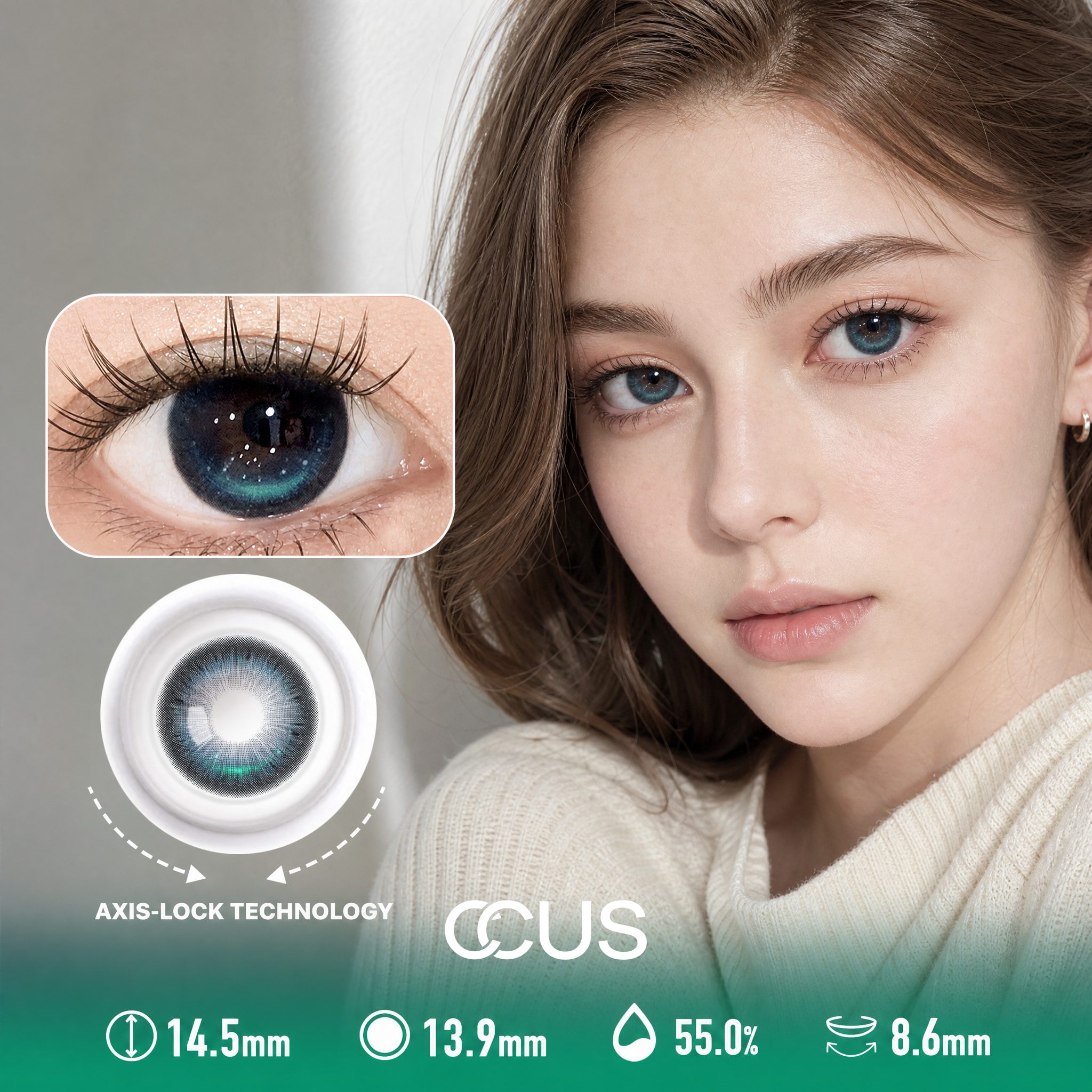 Solstice Ember Brown Contact Lenses
