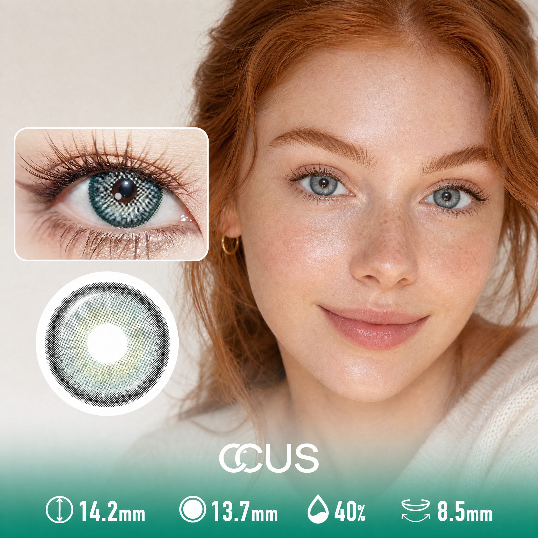 Summer Iris Green Contact Lenses