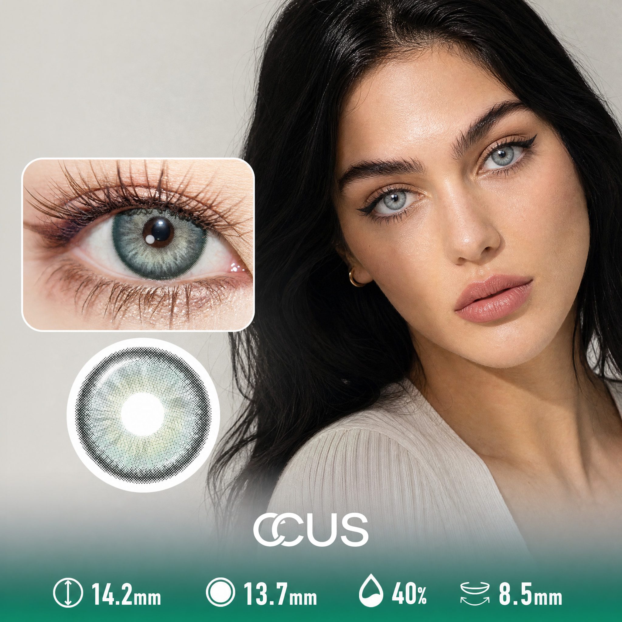 Summer Iris Green Contact Lenses