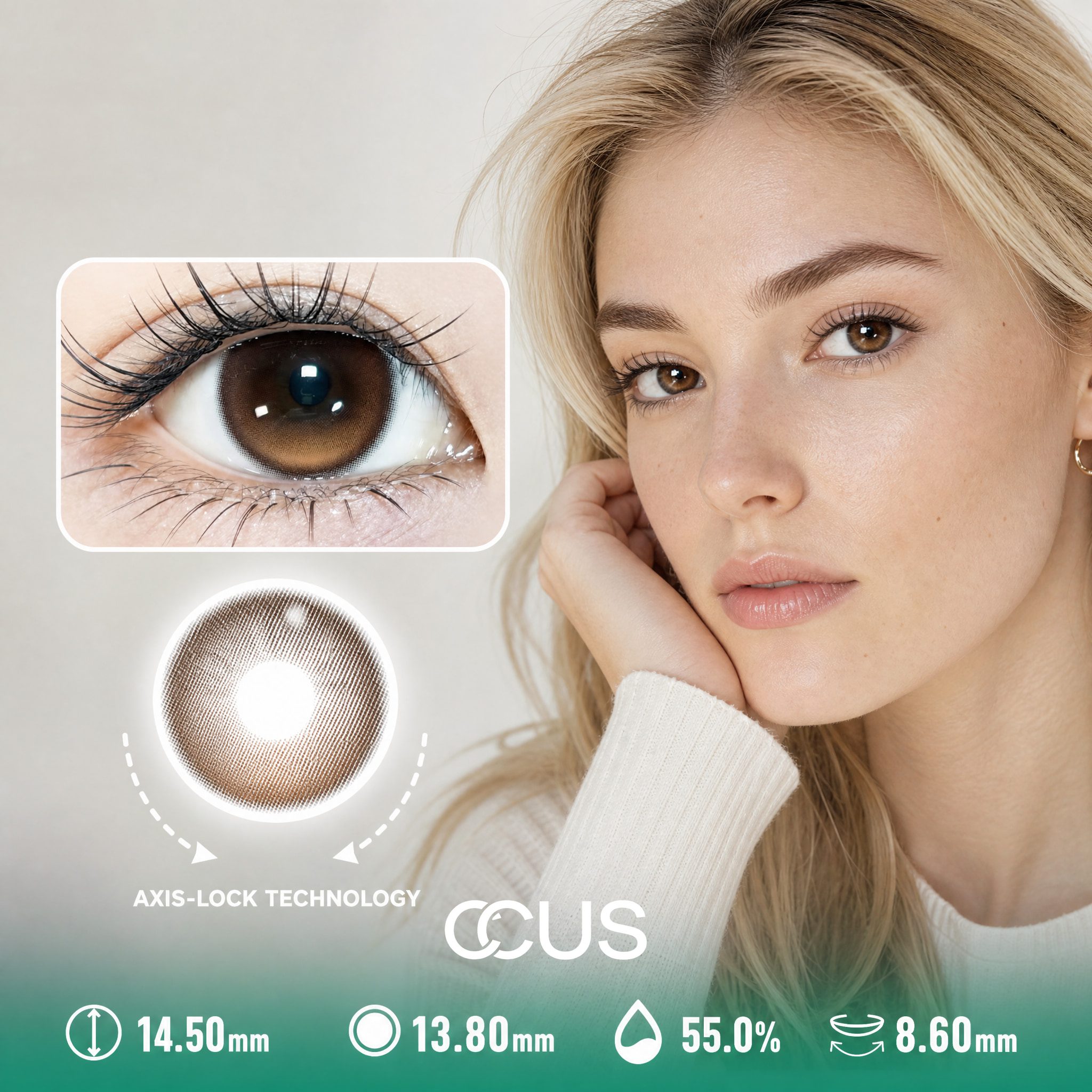 Twilight Prague Mocha Brown Contact Lenses
