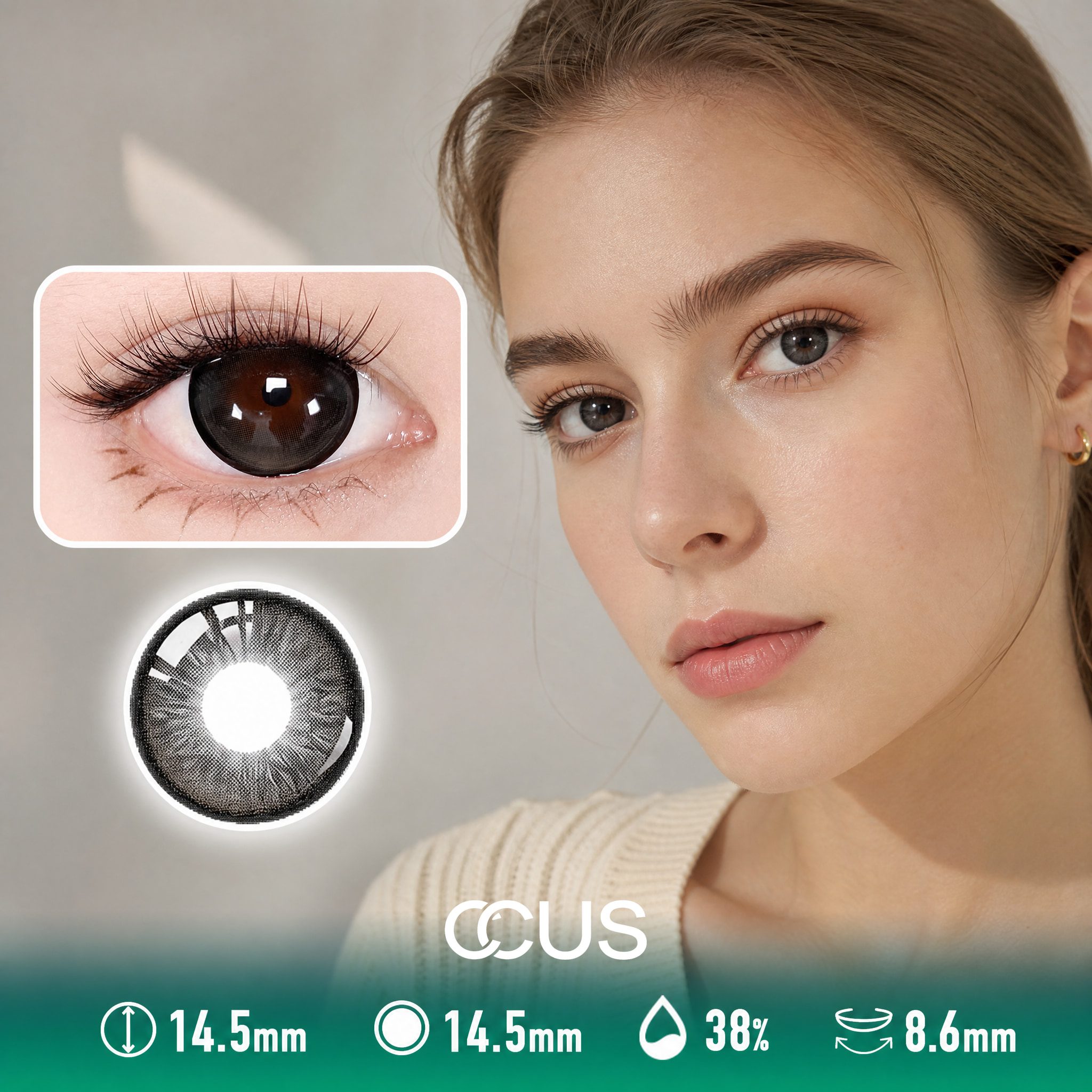 Twilight Venice Grey Contact Lenses